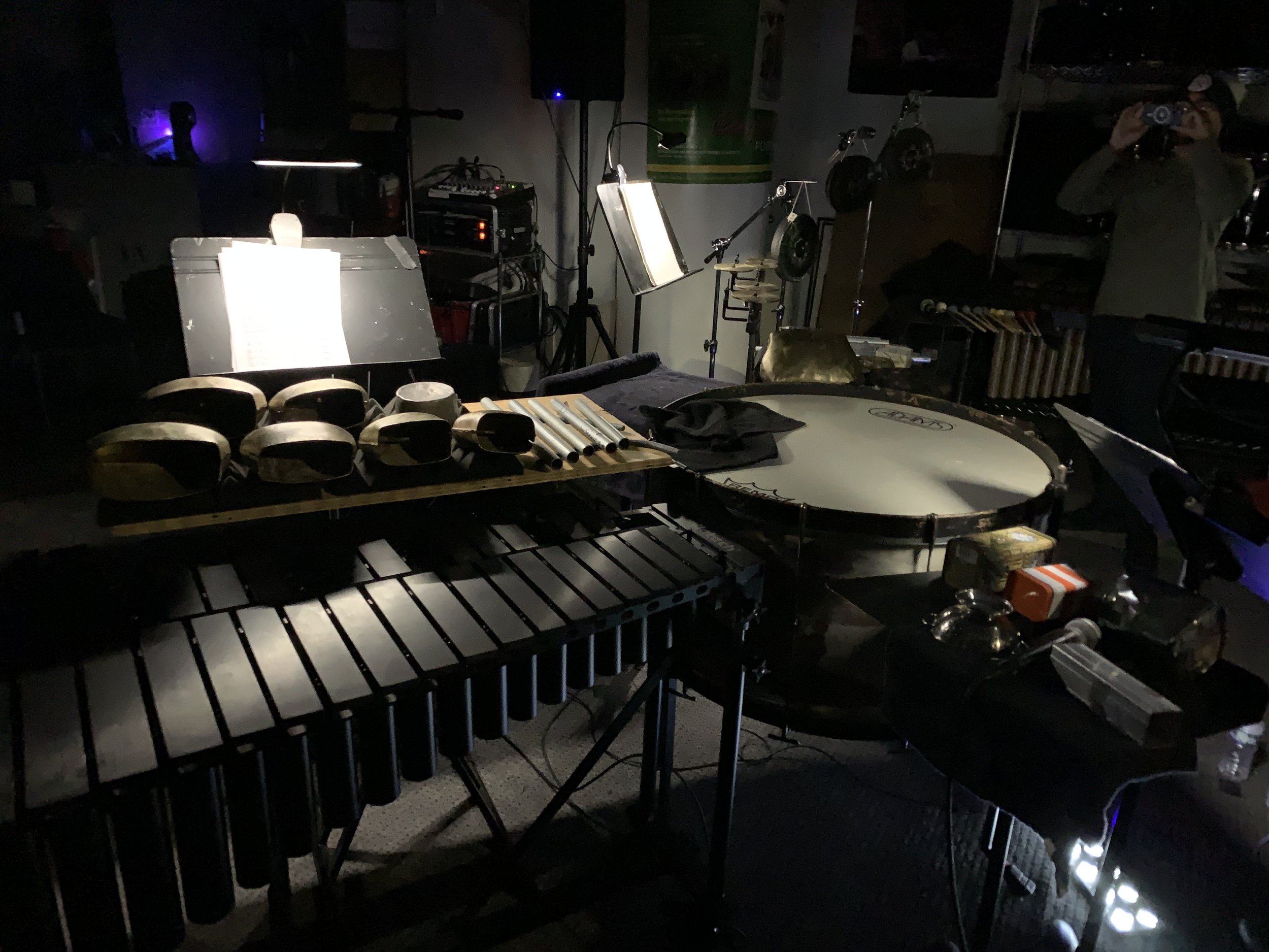 rehearsing "Hajnali" by Noise Catalogue, 2024