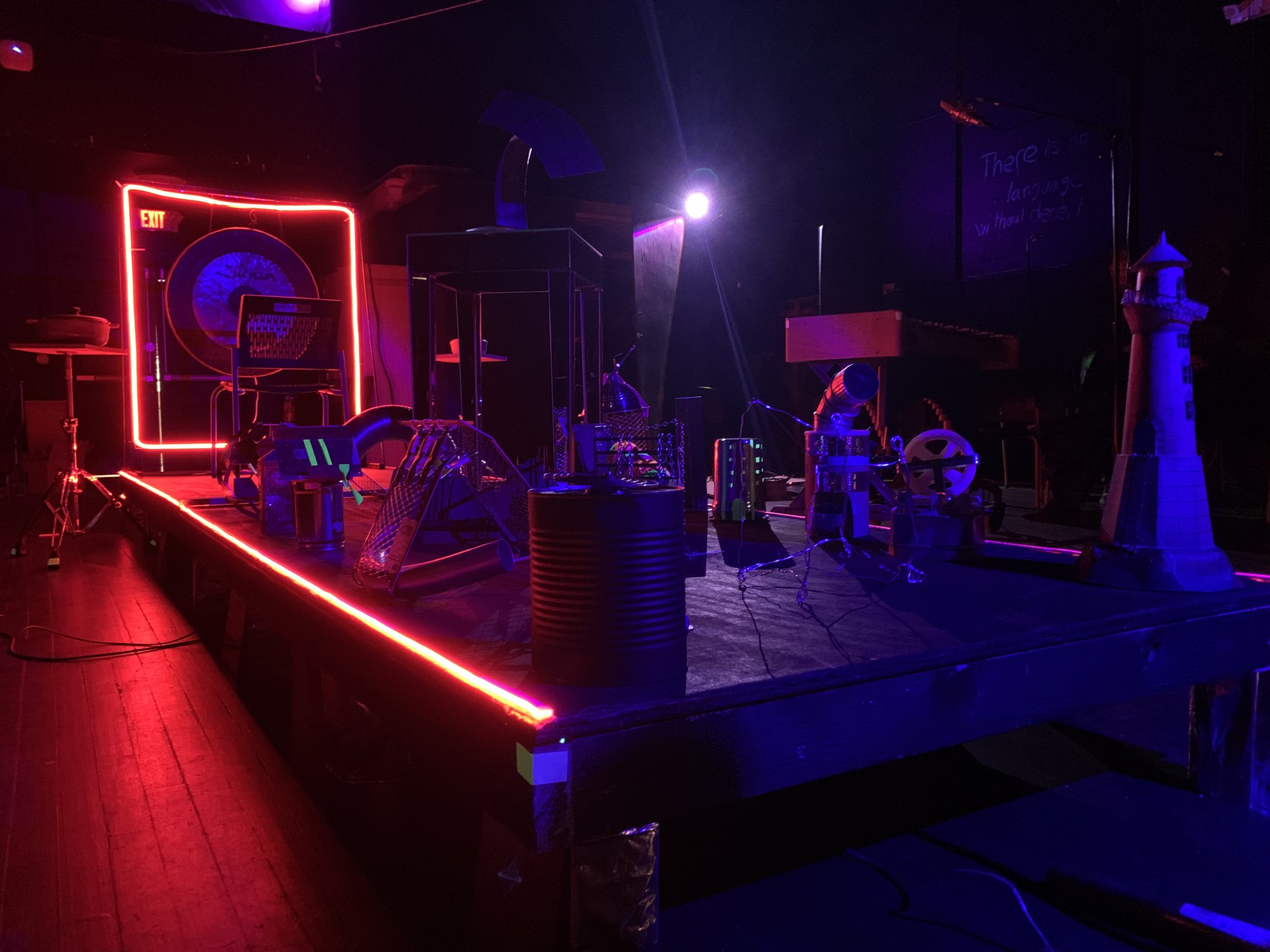 multimedia show "Invisible Cities" by Noise Catalogue, based on text by Italo Calvino, 2024