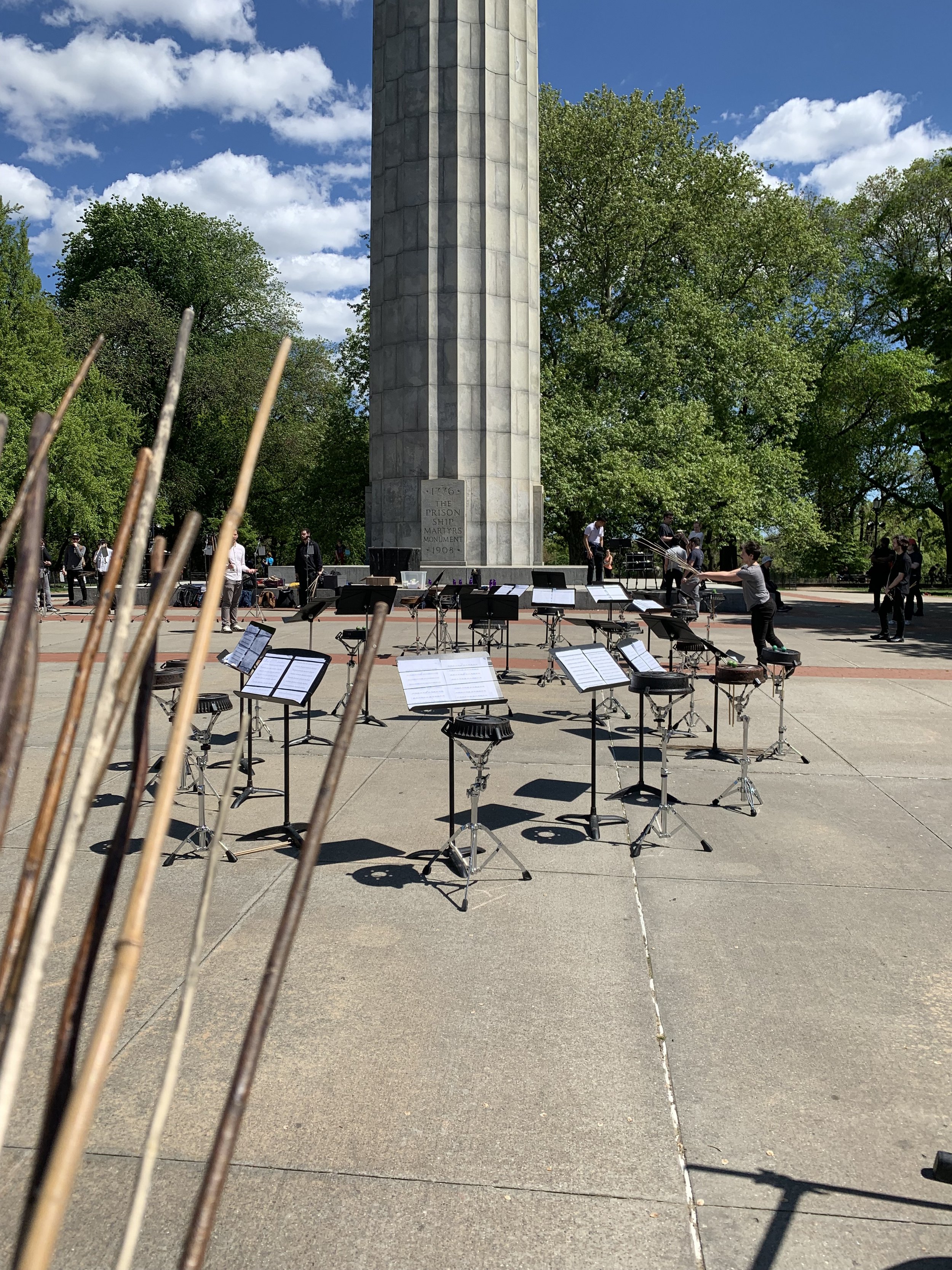 "Field Of Vision" by Michael Gordon at Long Play 2023, Fort Greene Park, Brooklyn