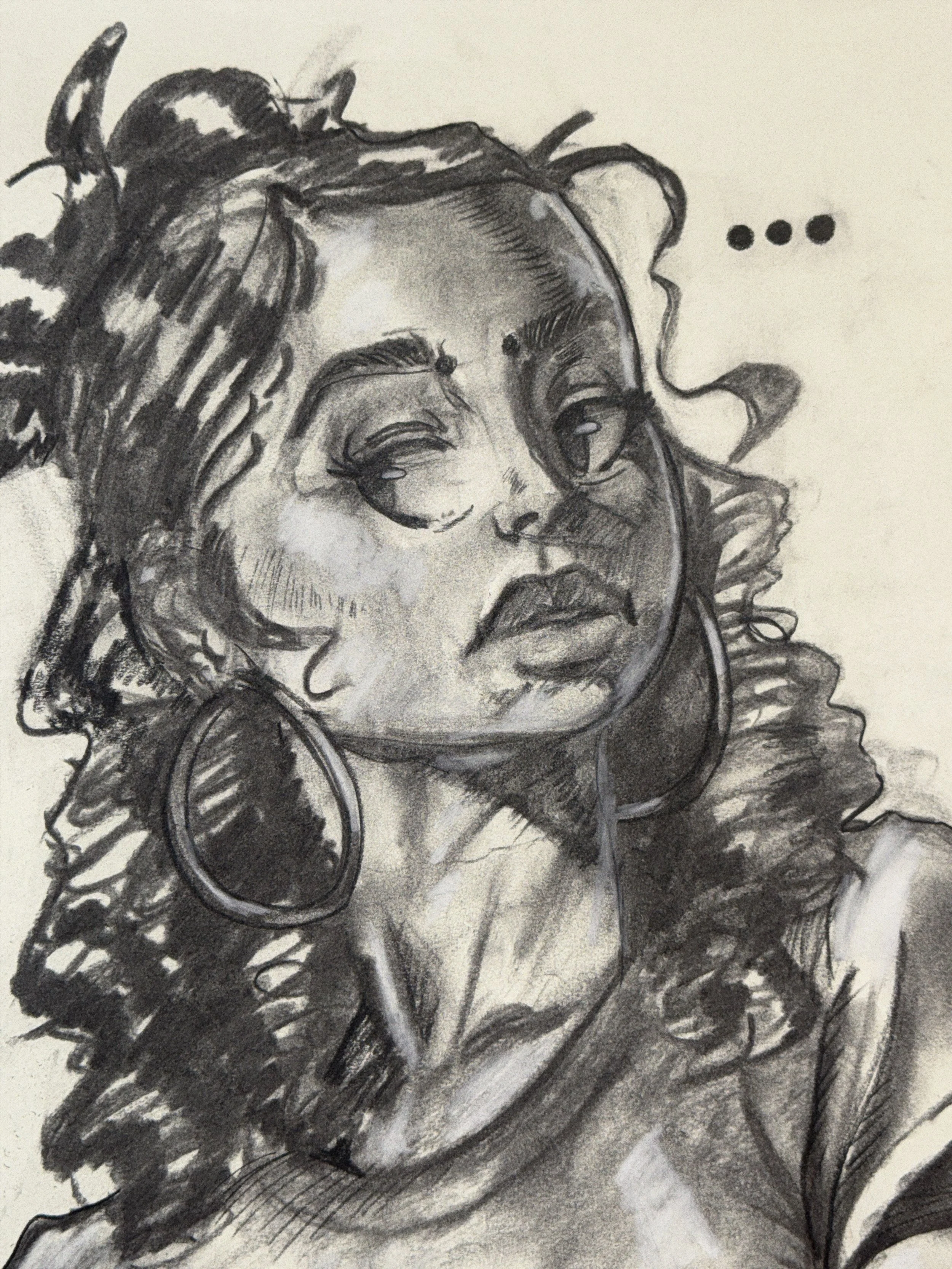 Charcoal Portrait No. 001
