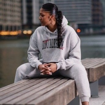 Ladies Grey Crop Top & Bottoms (Size 12-14)