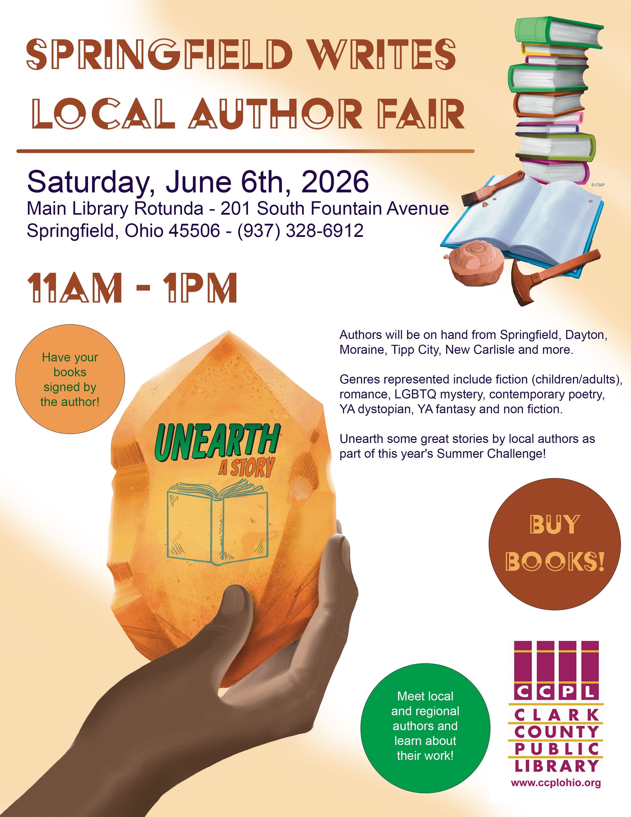 Springfield Writes: Local Author Fair