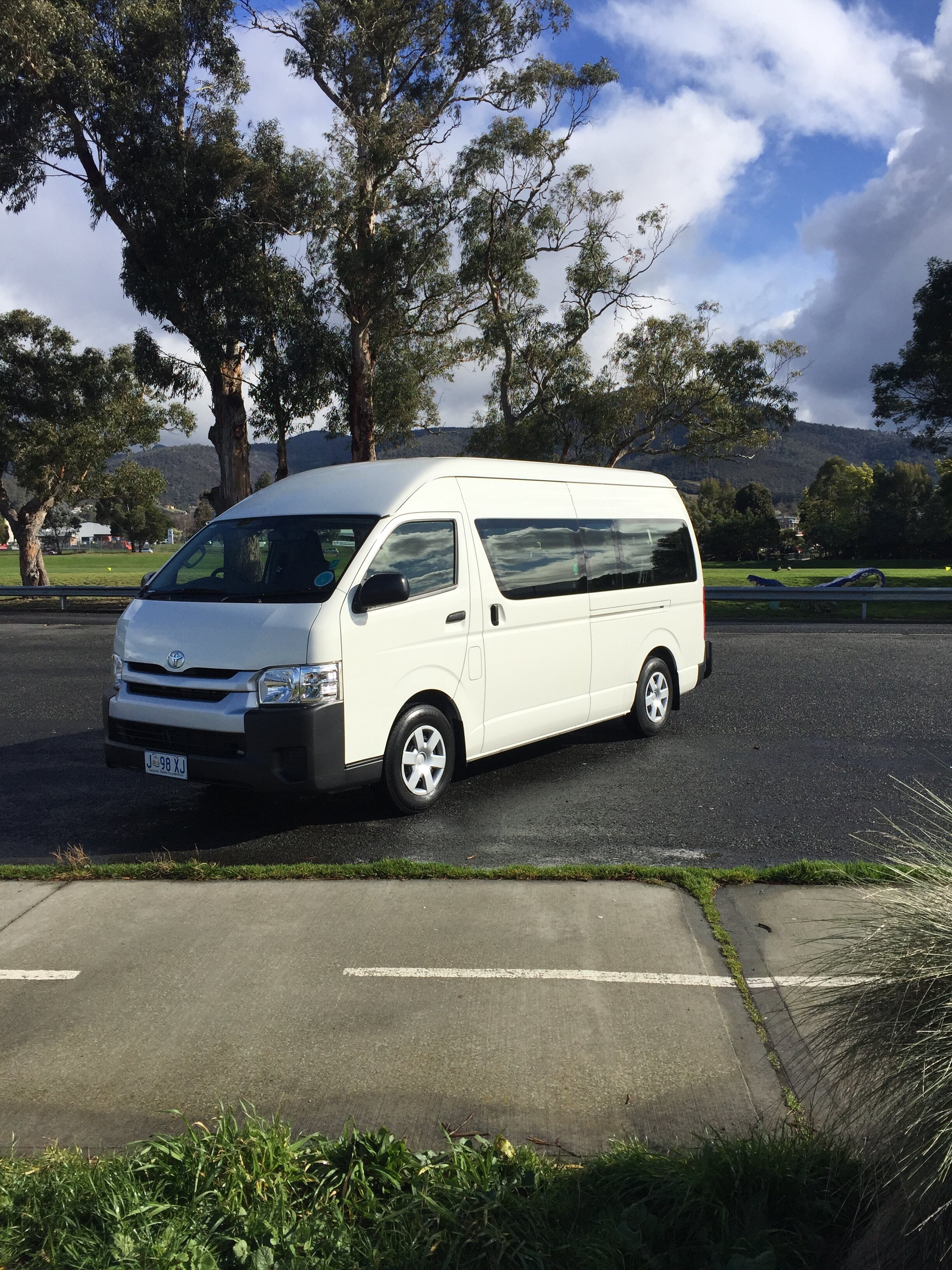 12 Seat Standard Toyota Hiace Hire Rental Hobart Tasmania
