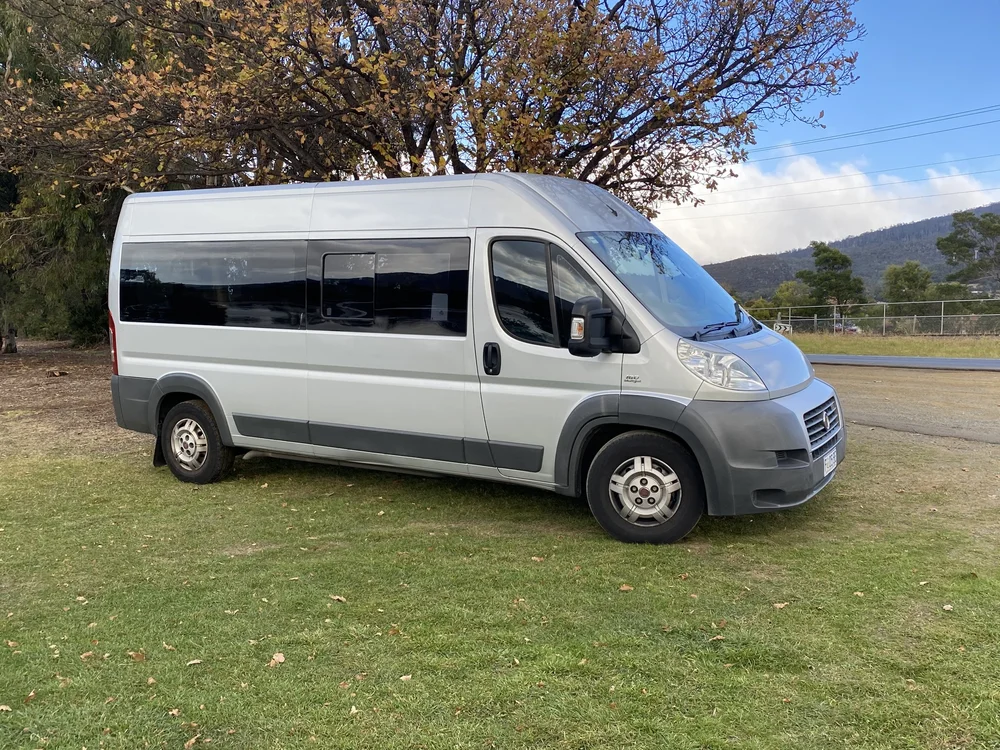 8 Seats Small Vehicle Hire Hobart Wheelchair Lift — 7 11 22 & 48