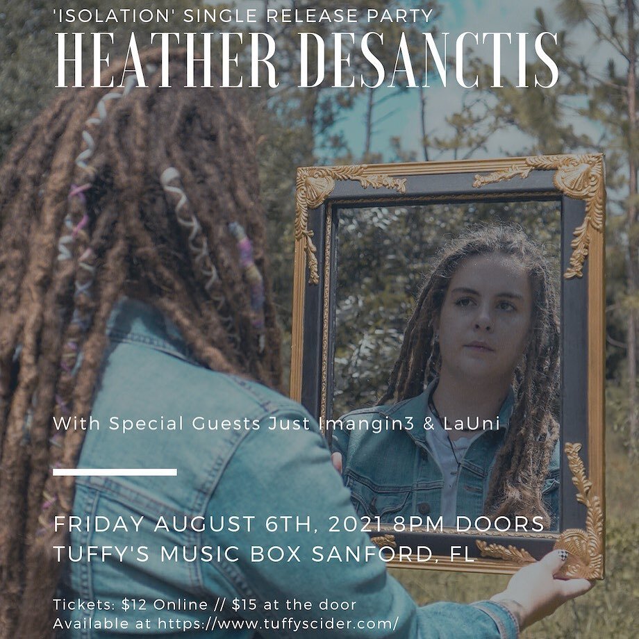 🦋SHOW ANNOUNCEMENT🦋
&bull;
Come to my headlining show
August 6th at @tuffysmusicbox ft. @launimusic and @justimagin3 
&bull;
Ticket link in my bio &amp; share this post 😚
&bull;
#sanfordfl #livemusic #indieartistmusic #indieartist #orlandolocals #