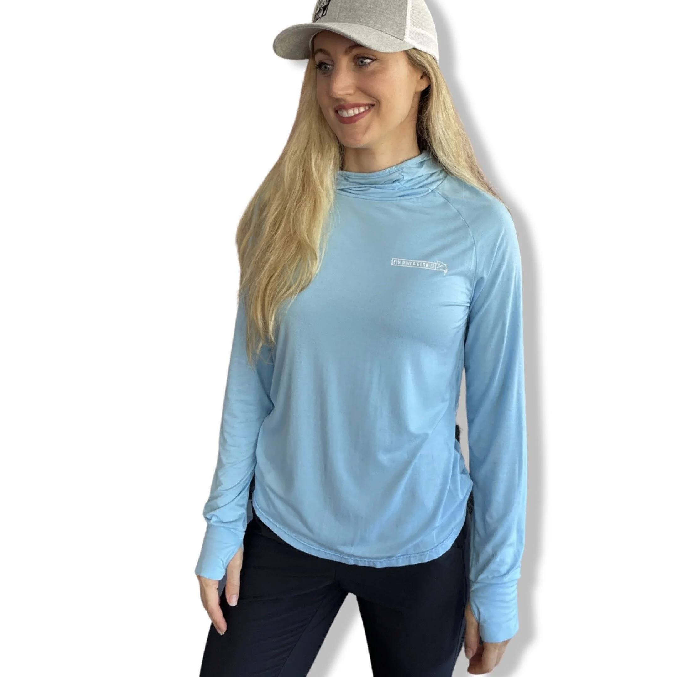 Women's Fishing Hoodie UPF — Fin River Gear, Ltd.