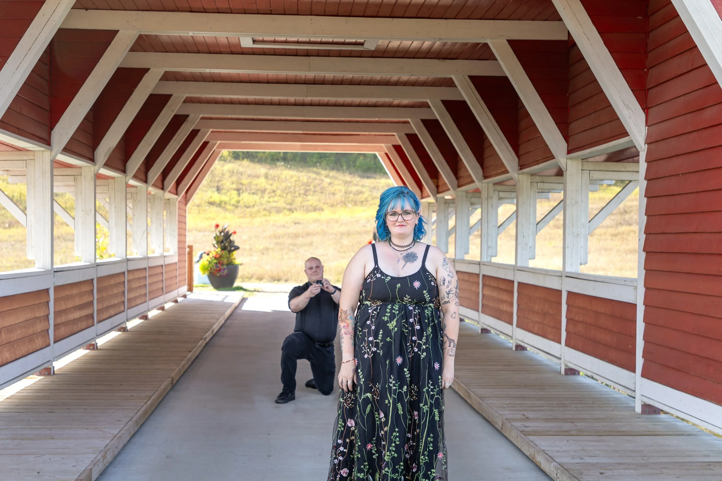 Surprise Proposal Photographer Edmonton Alberta