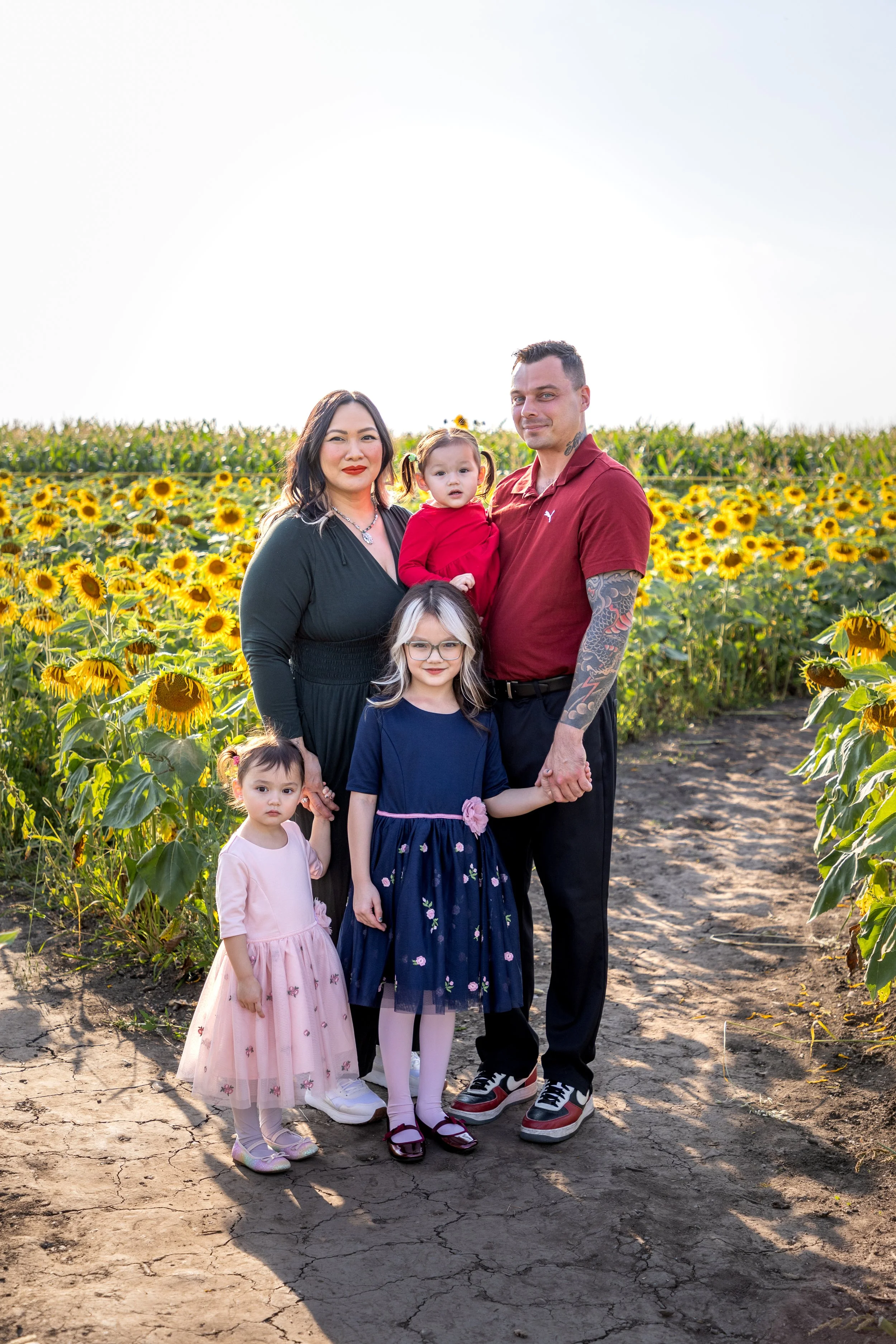 YEG Sunflower Family Photographer