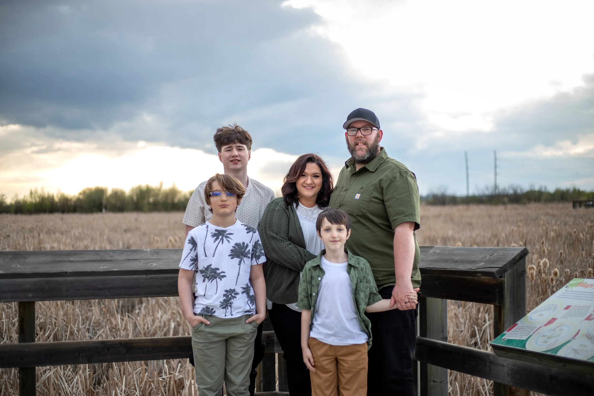 Outdoor Alberta Family Portrait Photographer