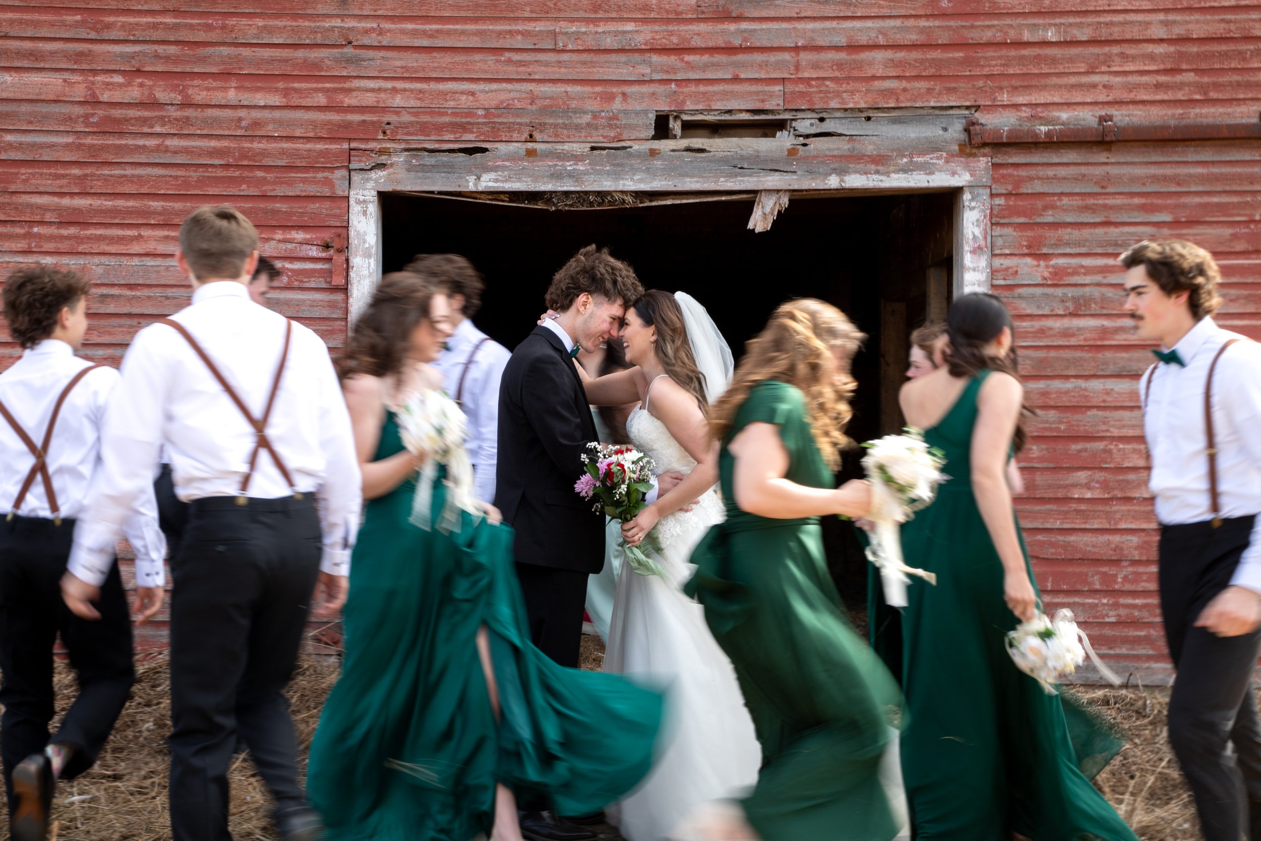 Edmonton wedding photographer capturing joyful couple