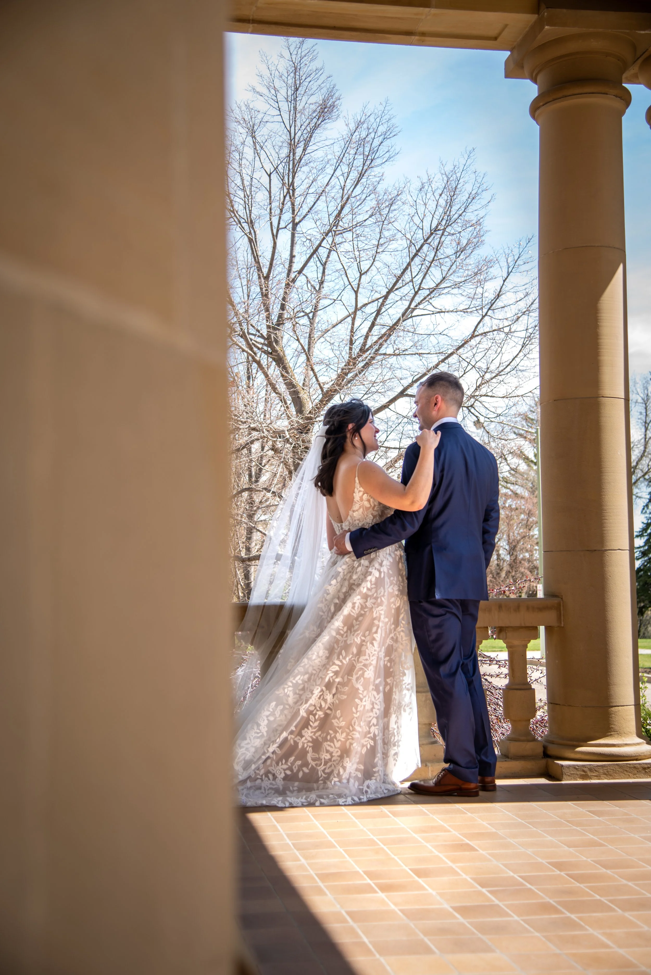 Bride and Groom Edmonton Alberta