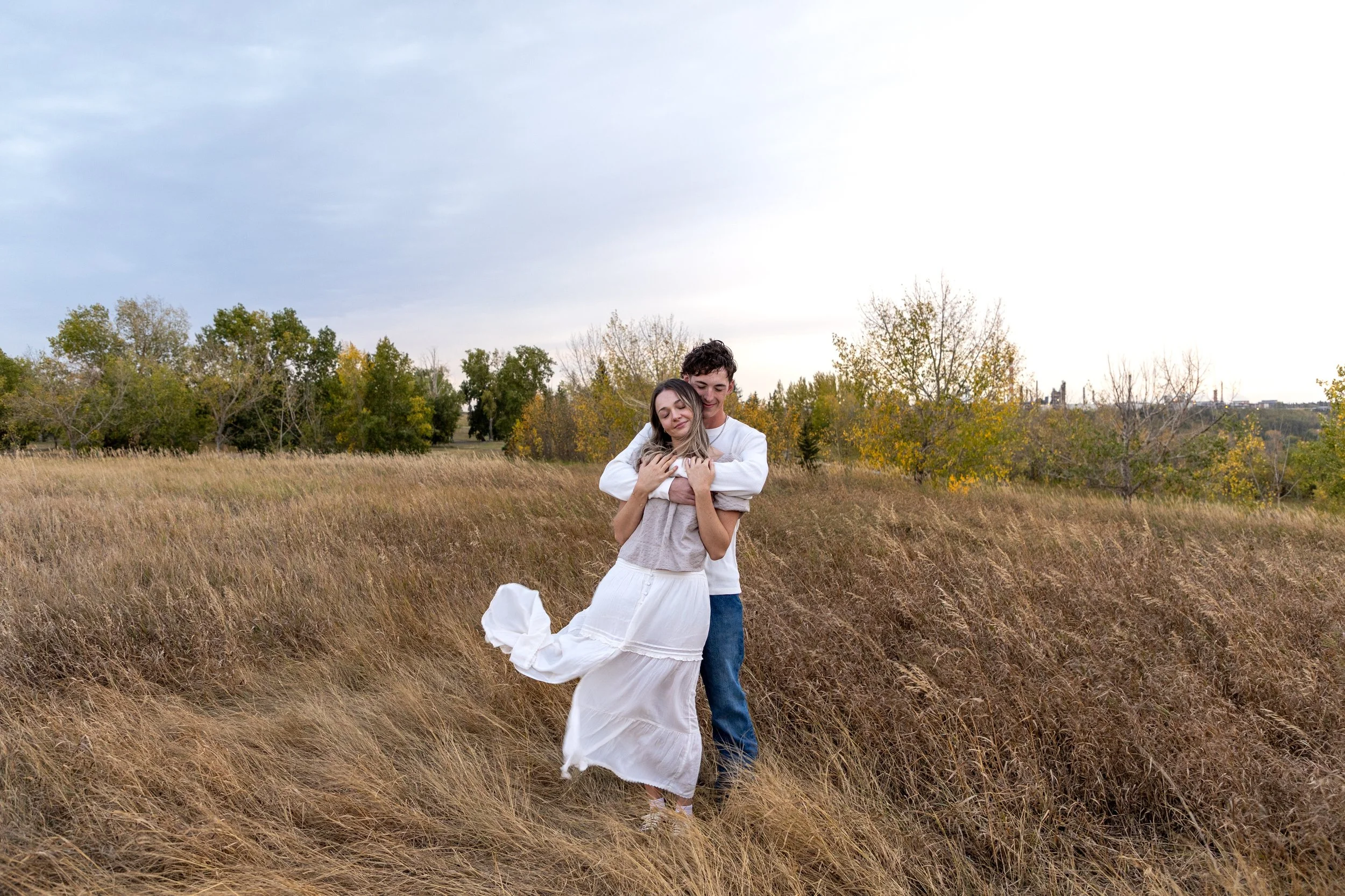 Couples Fall Photographer Edmonton Alberta