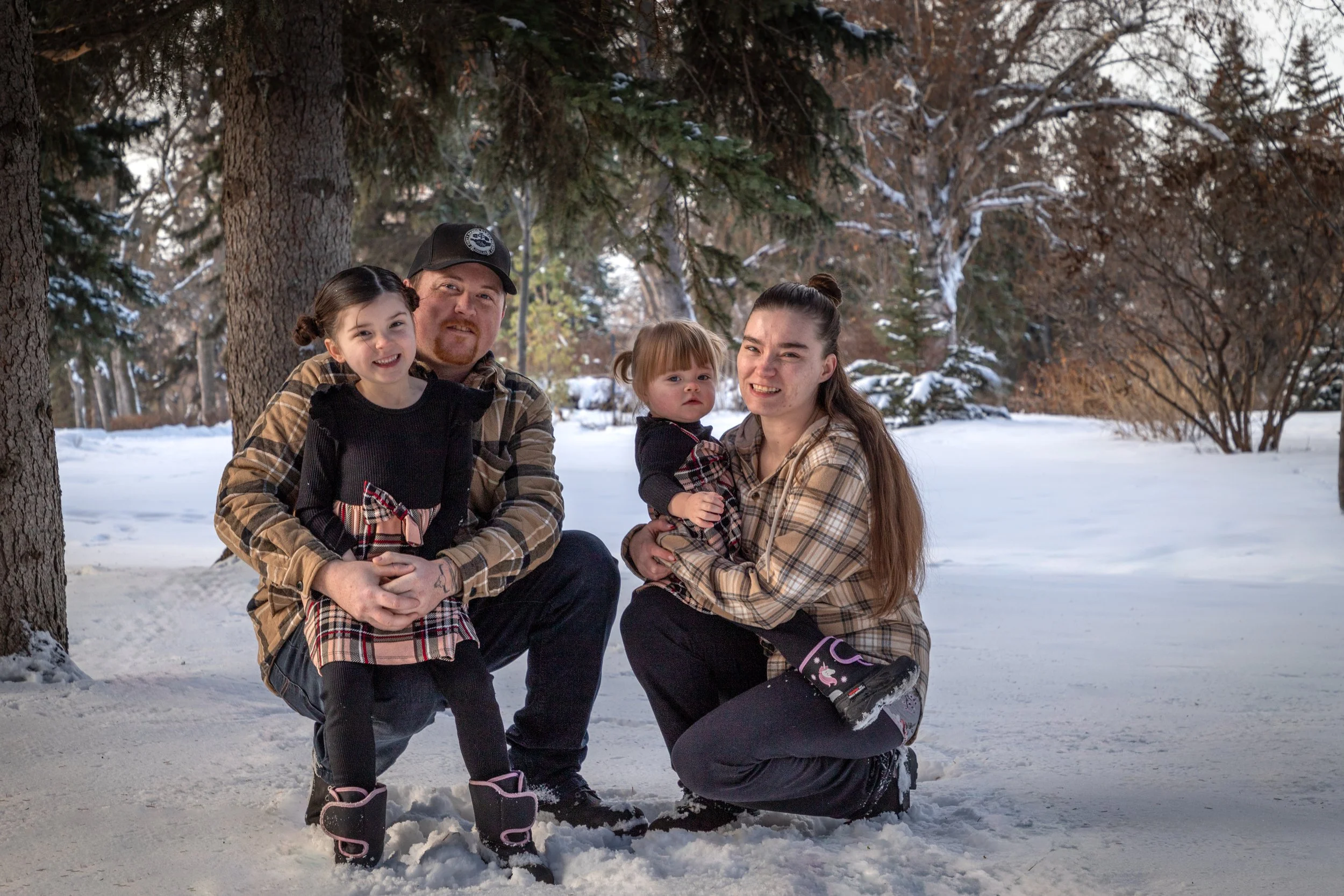 Winter Family Session - Edmonton Alberta