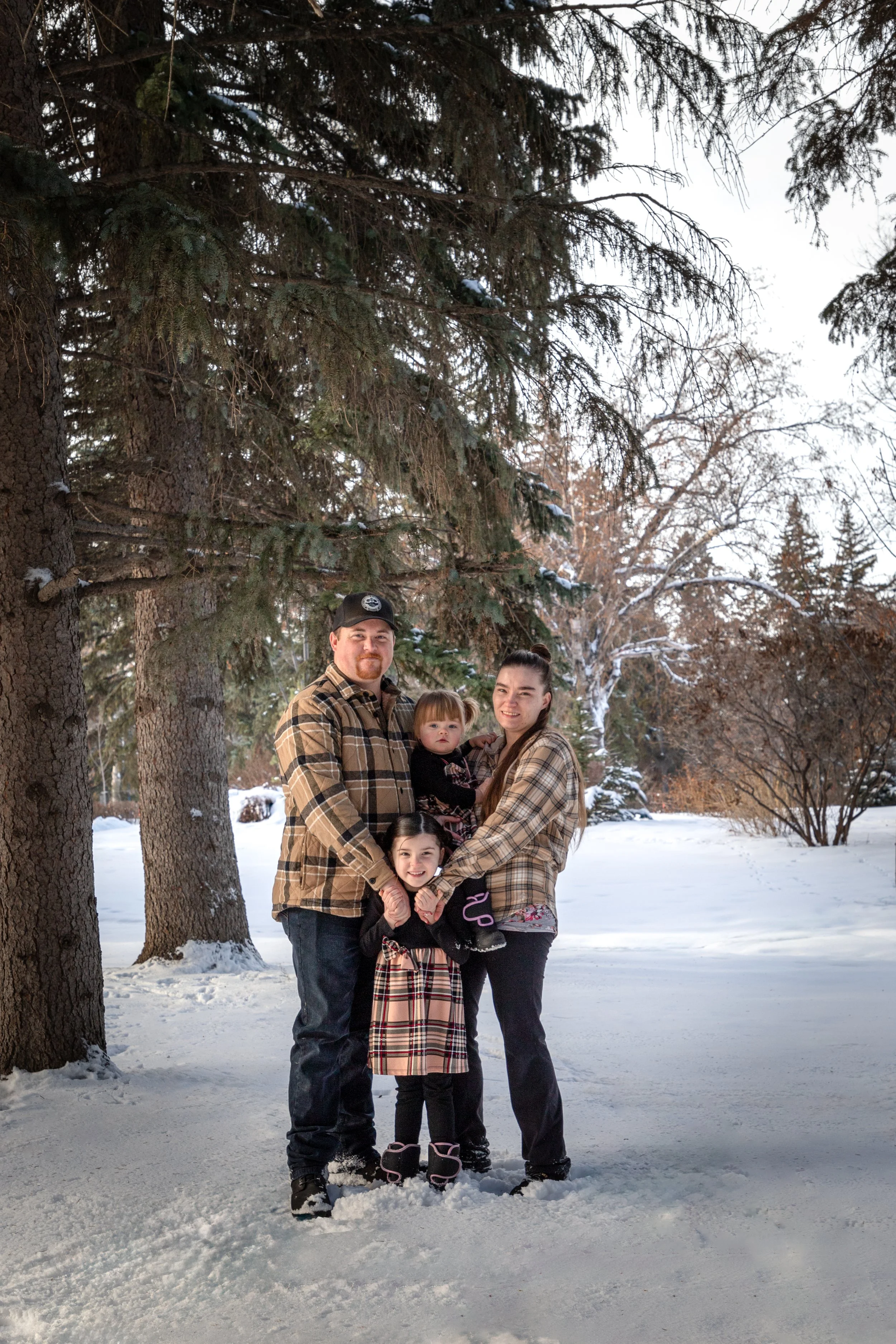 Winter Family Session - Edmonton Alberta