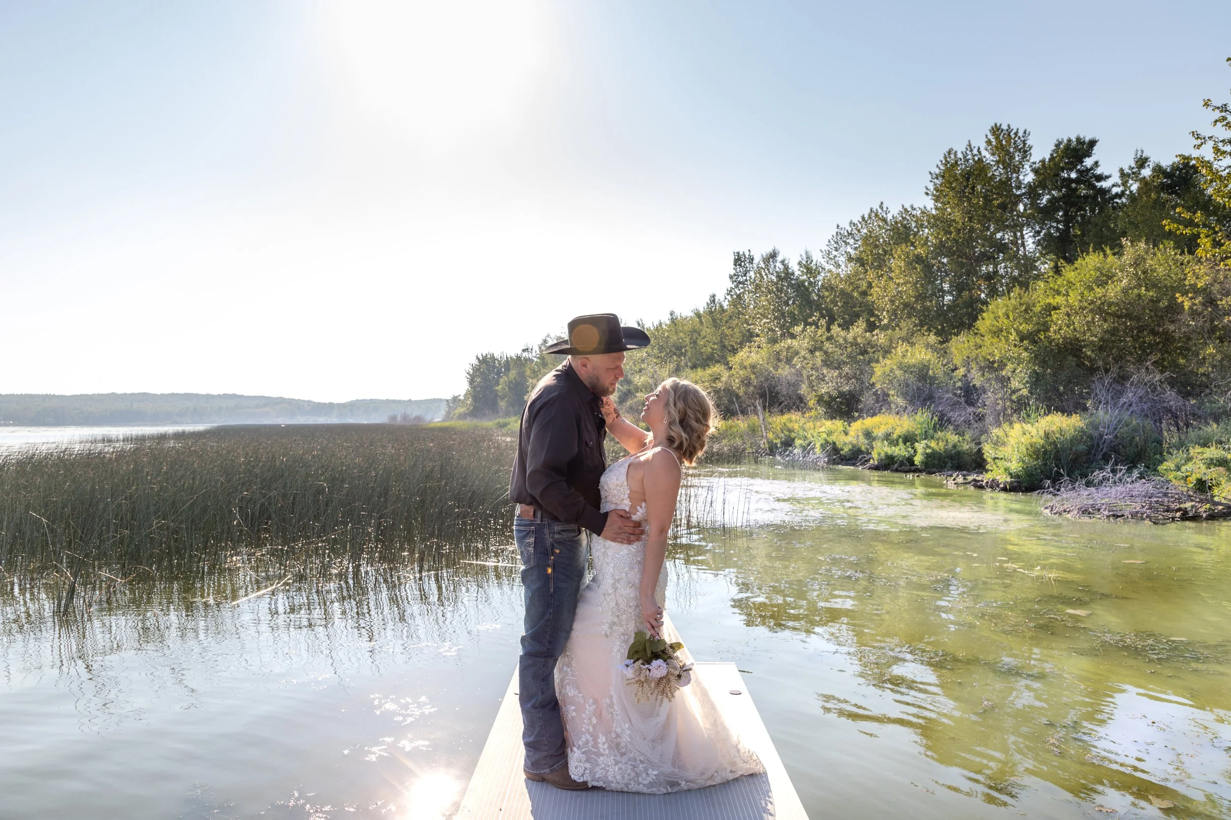 Alberta Wedding On the Lake