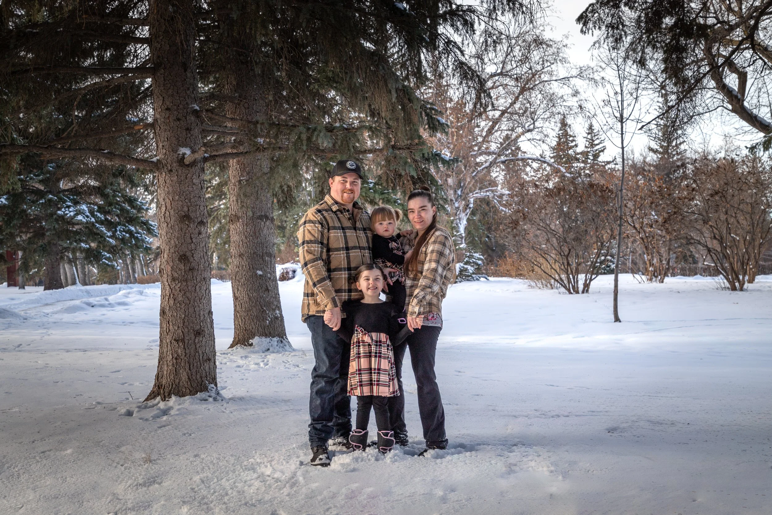 Winter Family Session - Edmonton Alberta