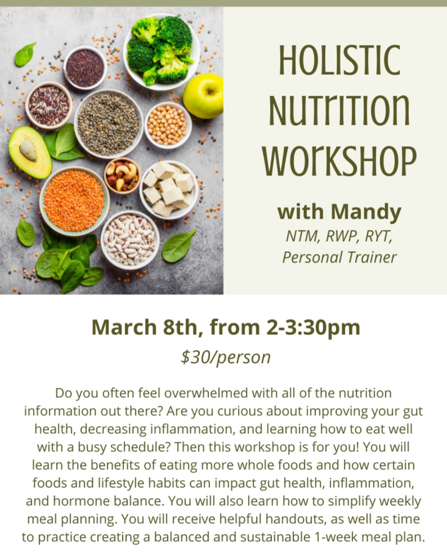 Between work, family, and everything else, nutrition can feel like one more thing to juggle, right? But what if you could keep it simple&mdash;nourish your body with whole foods that make you feel your best, without stressing over every little detail
