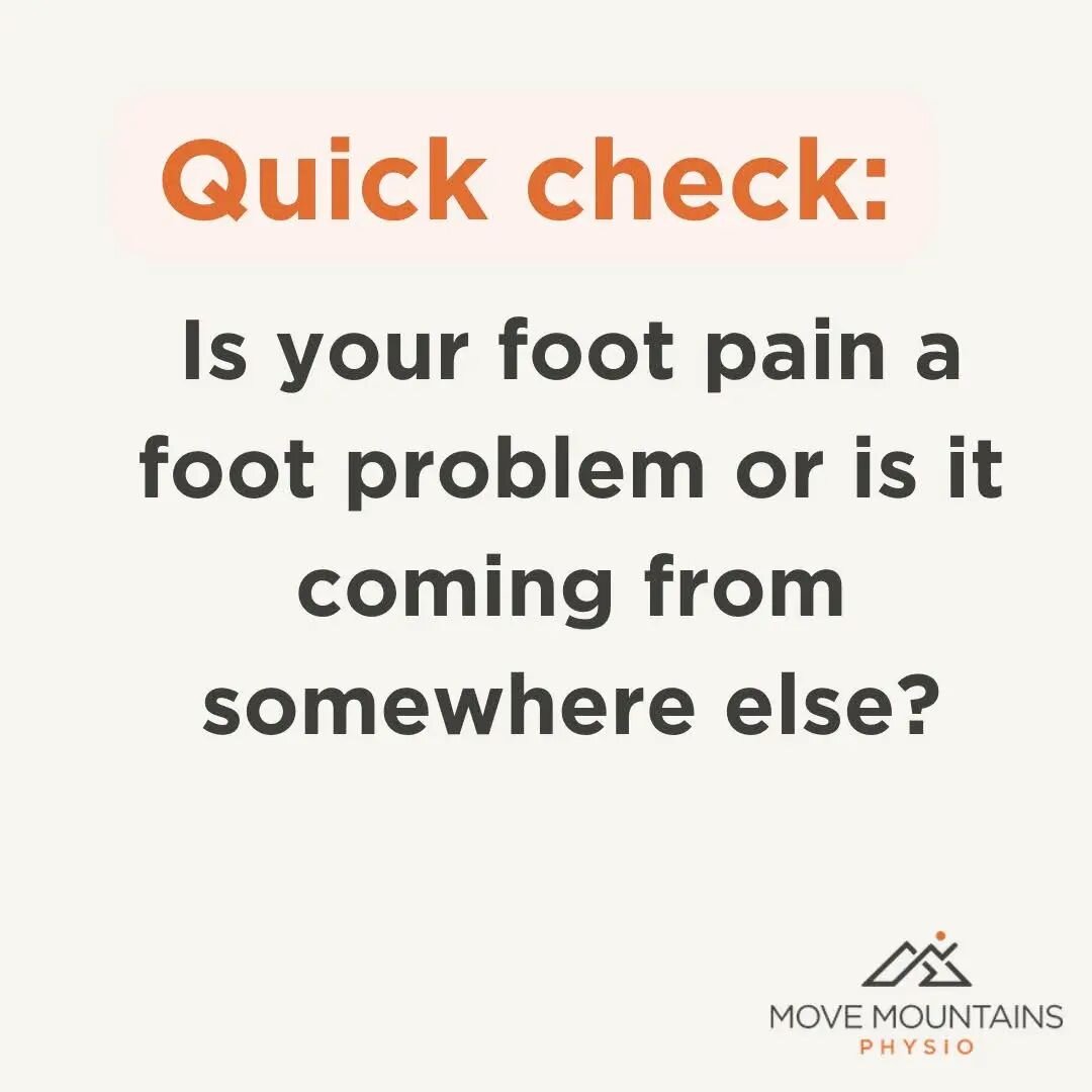 So many foot injuries are caused by problems further up the body. 

Our feet are the last line against the unforgiving surfaces we walk around on (the concrete jungle). This means our feet can often get stuck in the middle if there are twists further