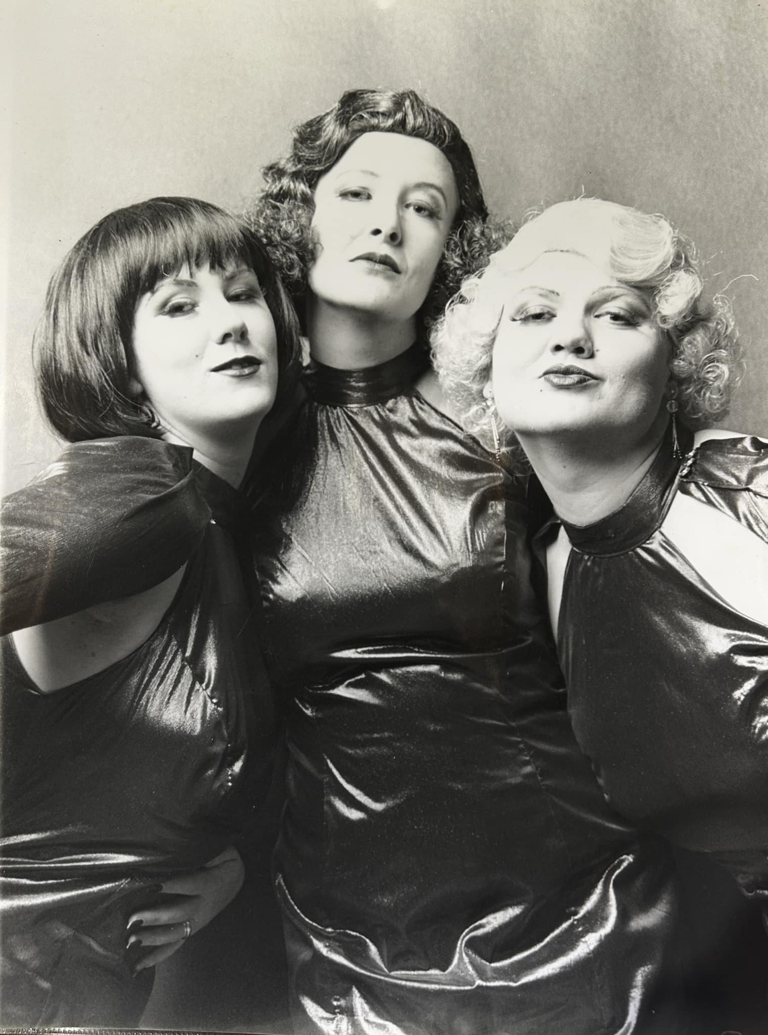 A stumble down memory lane&hellip; the Three Toned Sloths&hellip; newcastles only female female impersonators. 
Yeta was Terri Towelling (right)
Fiona Mundie - Fifi Lala Boomboom (centre)
And me - Frantique (left)

Damn those were awesomely fun times