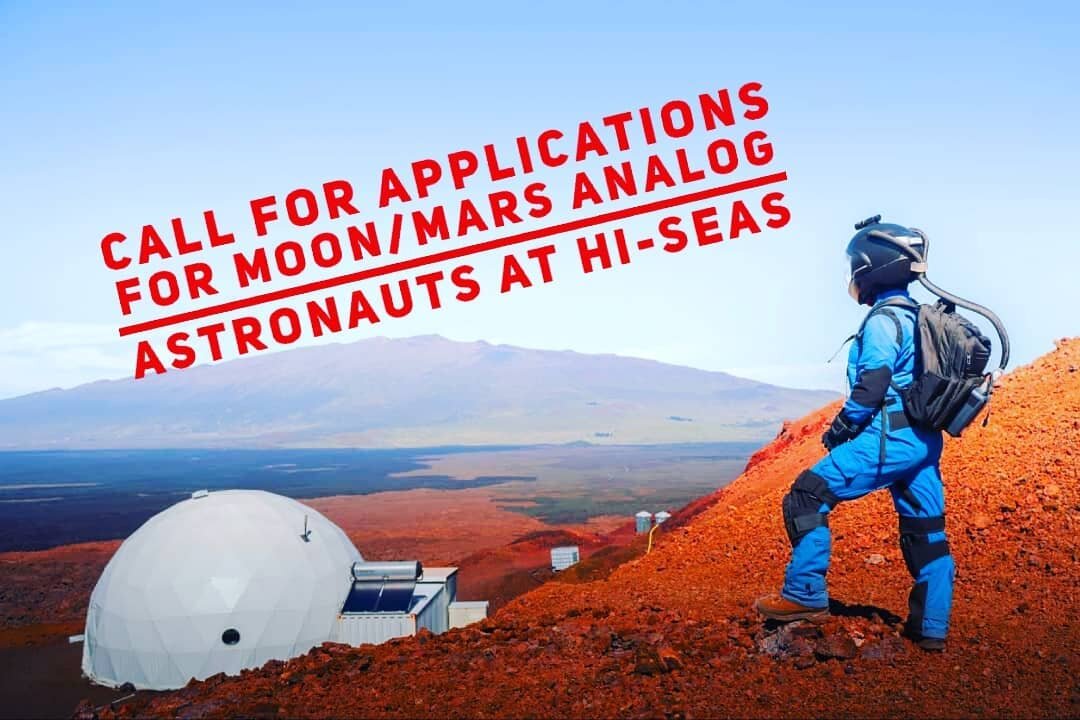 *Call for analog astronaut applications at HI-SEAS*
.
We are looking for participants for a couple of lunar simulation studies in early 2022 at @hi_seas_official. If you are interested and meet our eligibility requirements, please get in touch throug