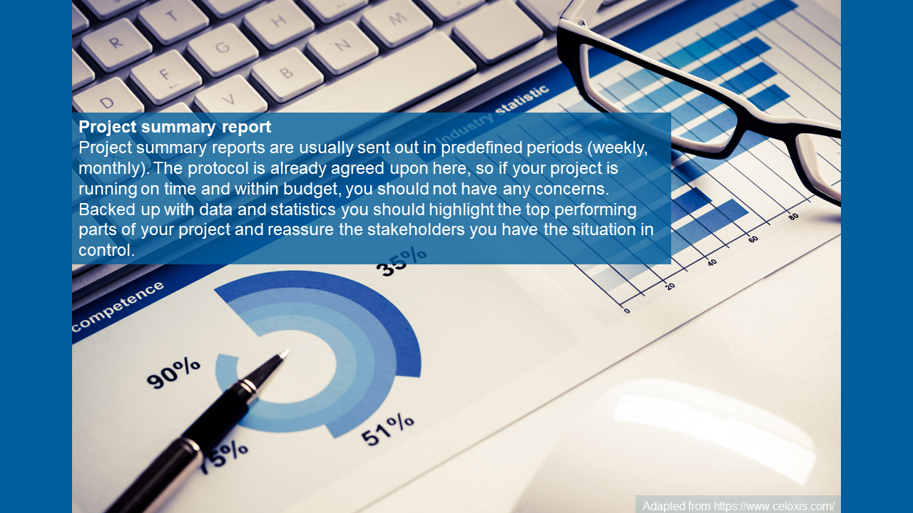 Clear and relevant slides