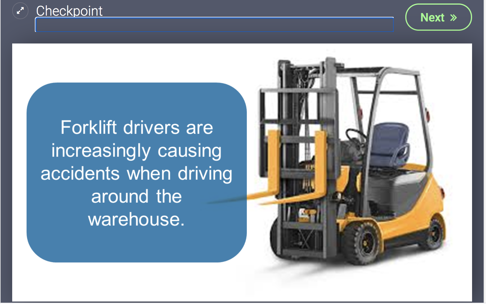 A branching scenario for a WHS course