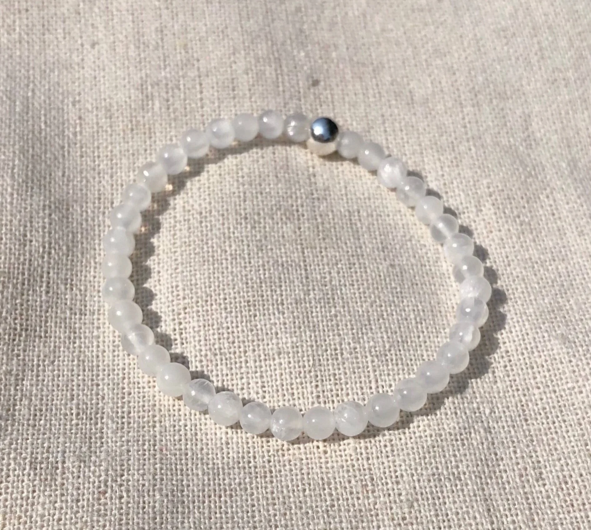 Selenite Cleansing Mini Bracelet