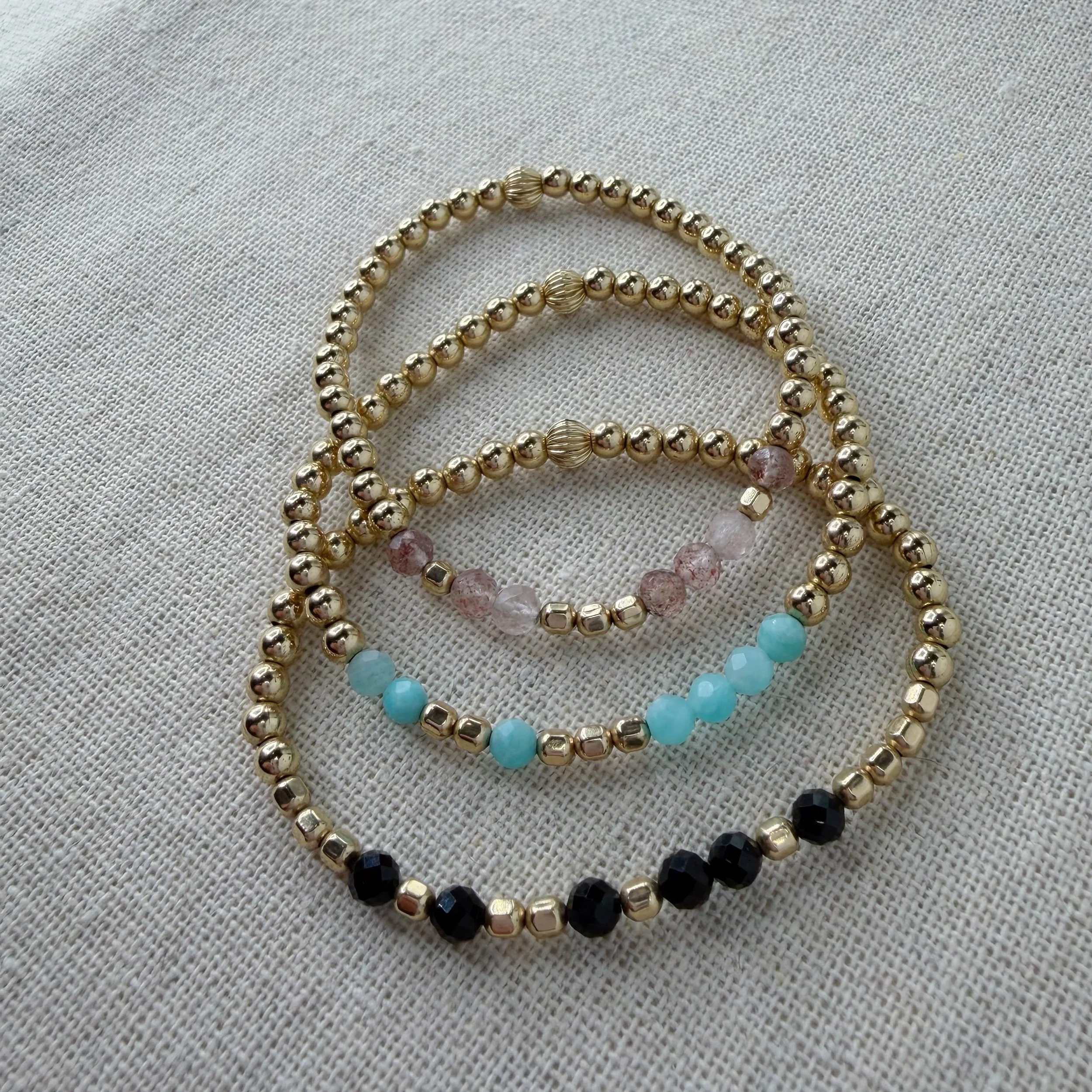 Morse Code Bracelet Stack
