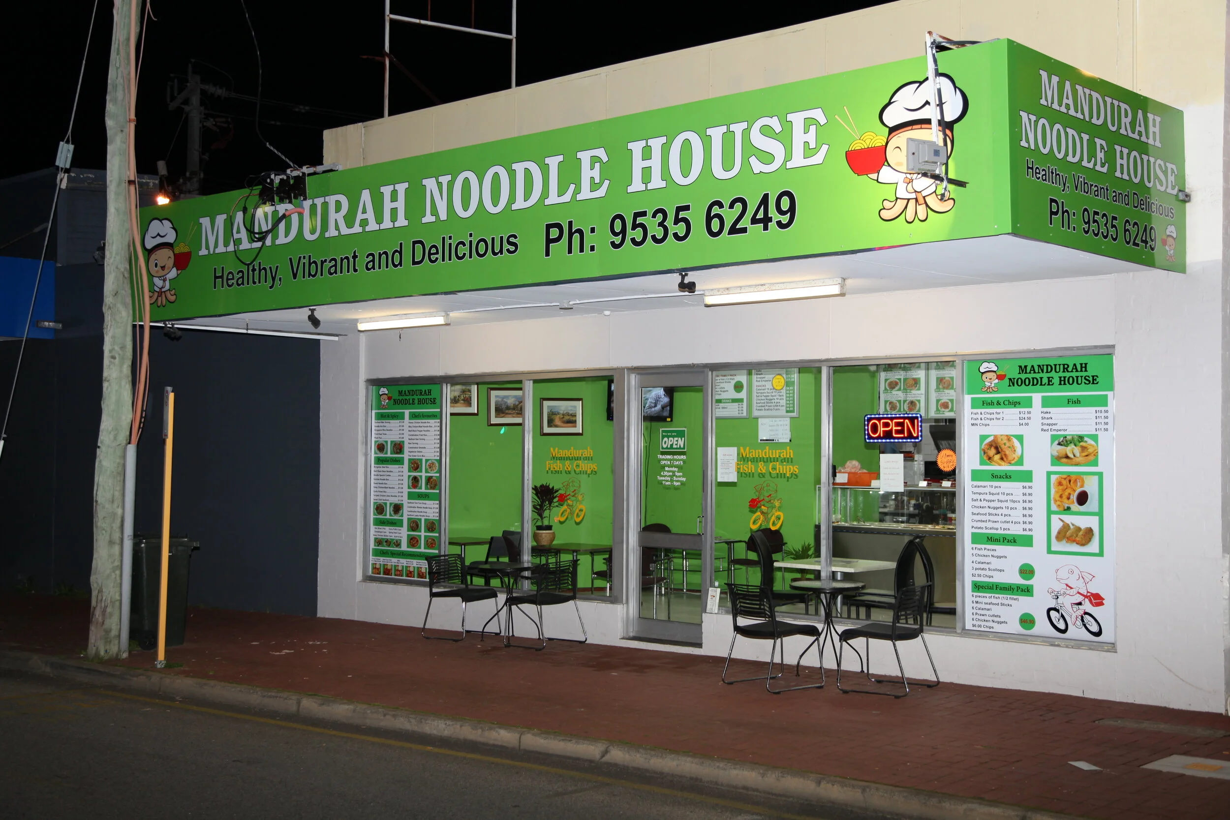 MANDURAH NOODLE HOUSE — Six in the City