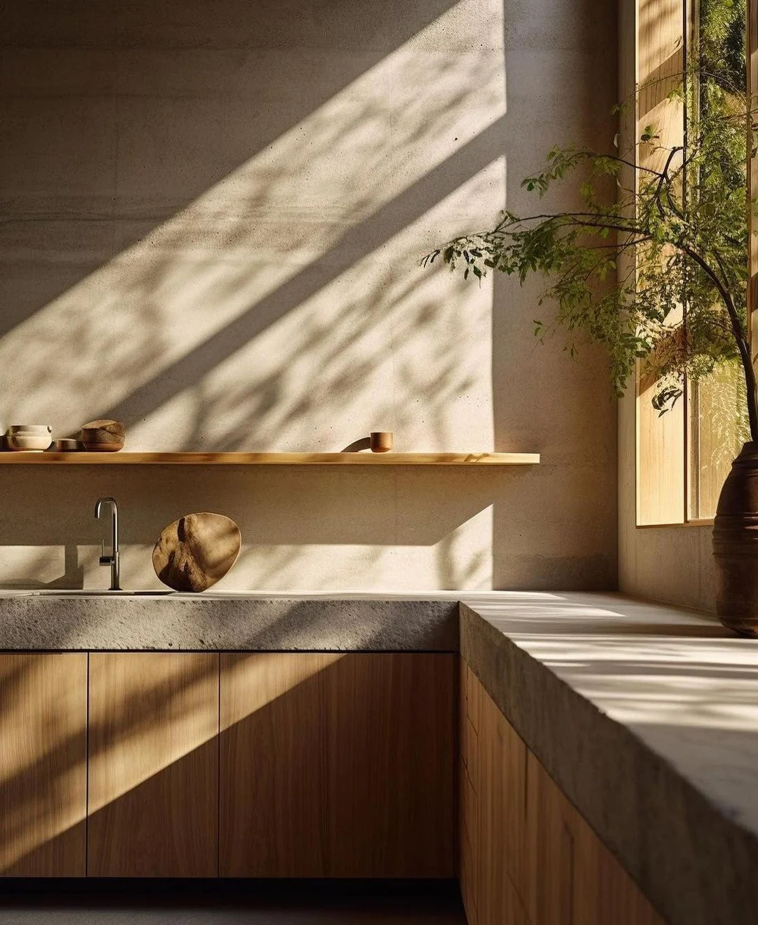 Designed around the way light moves.⁠
⁠
Soft stone, warm wood, and shadows that shift throughout the day&mdash;quiet architecture shaped by the desert sun.⁠
⁠
⁠
⁠
⁠
⁠
⁠
⁠
⁠
⁠
⁠
#KOStudios #DesertModern #PalmSpringsDesign #JoshuaTreeDesign #LightAndSh