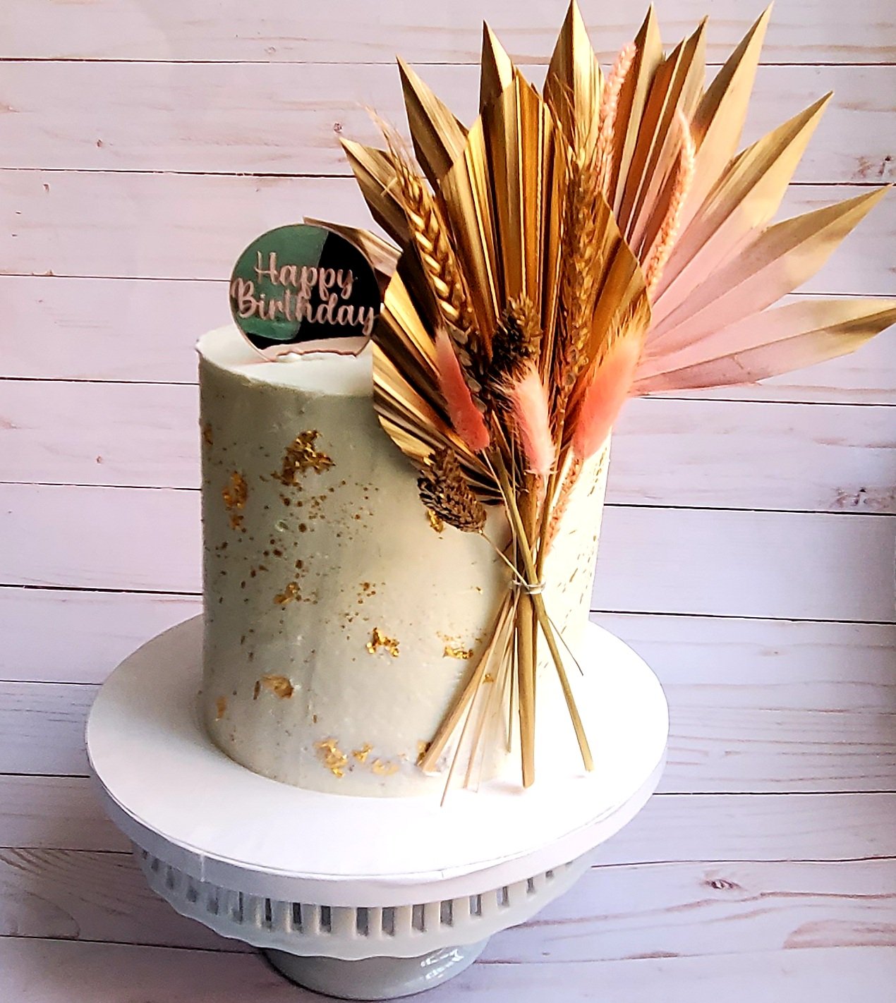 Dried Palm Leaf Cake