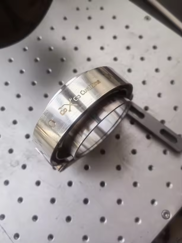 Coco Customs Quick Release V Band Clamp+ Male Female Flanges SS304 for Turbo Downpipes