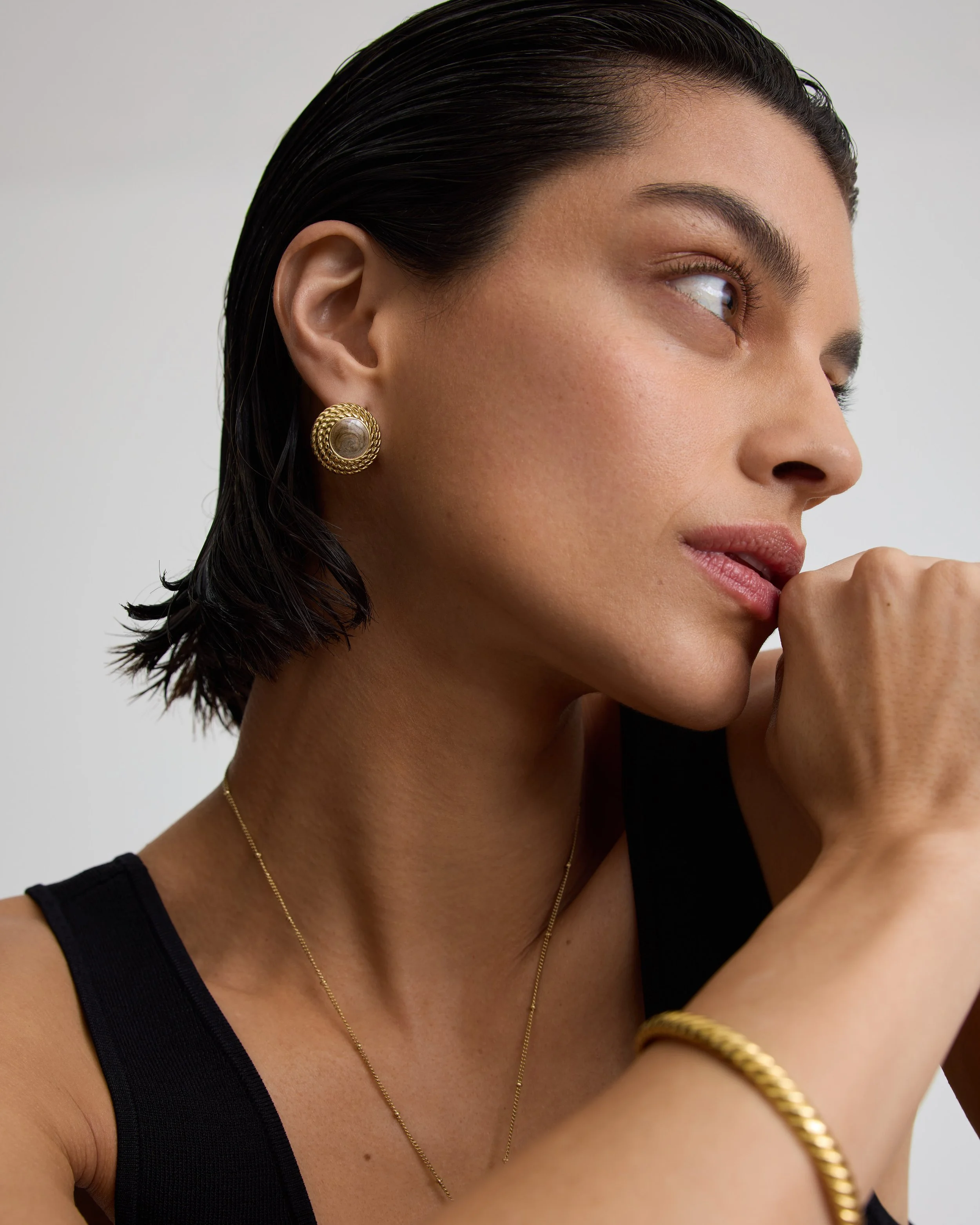 Brown statement earrings - 107 1.jpg