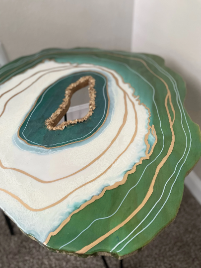 Geode End Table