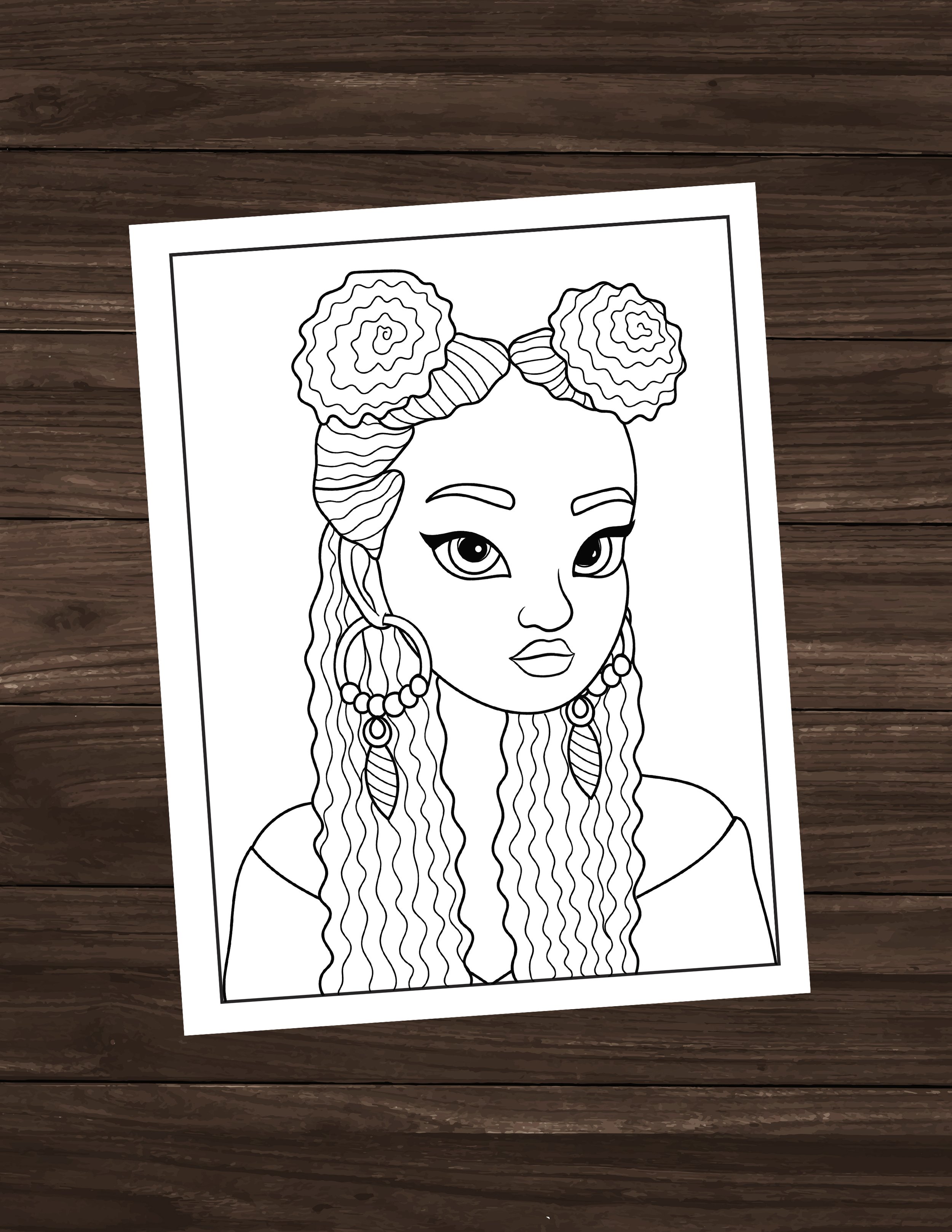 Black Girl - Long Hair Do