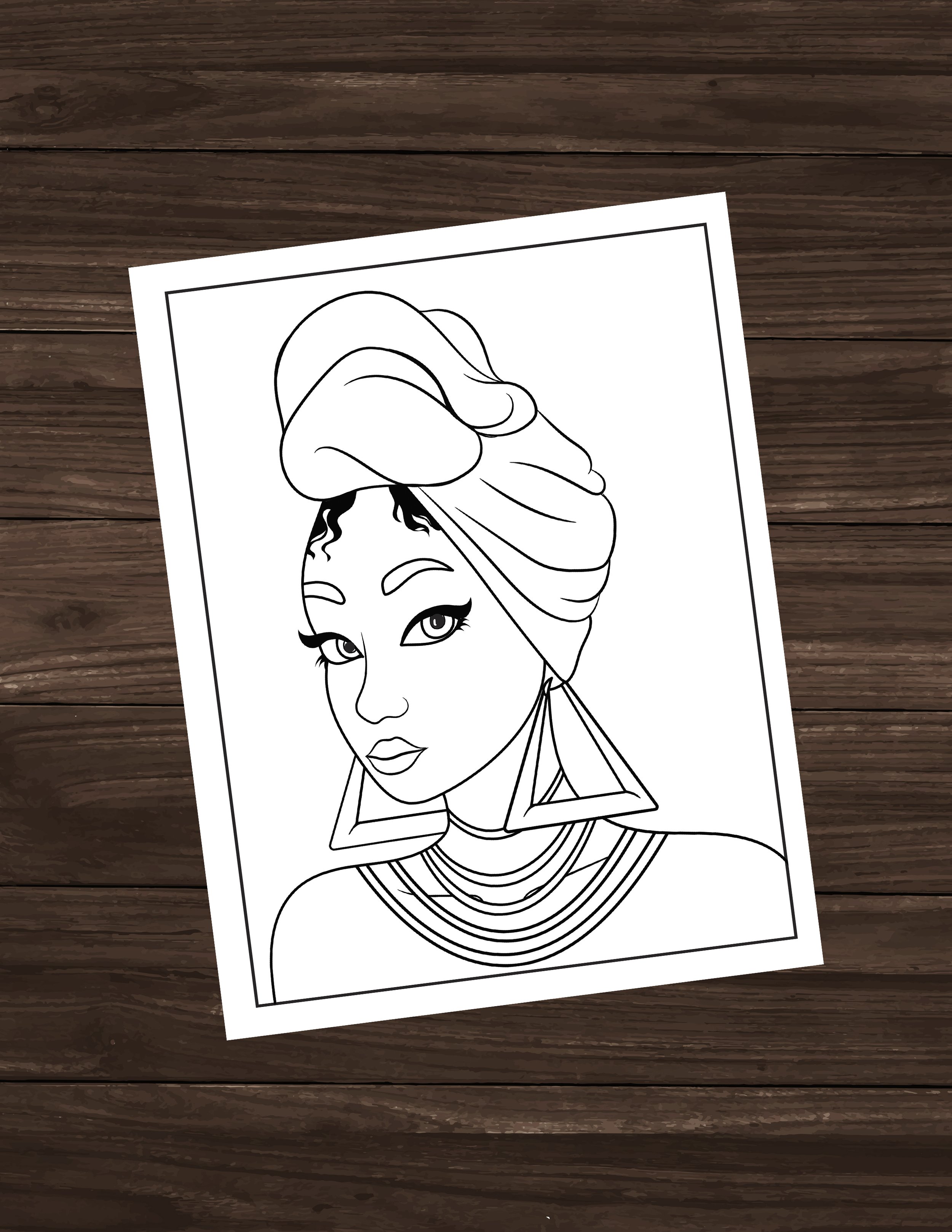 Black Girl - Headwraps