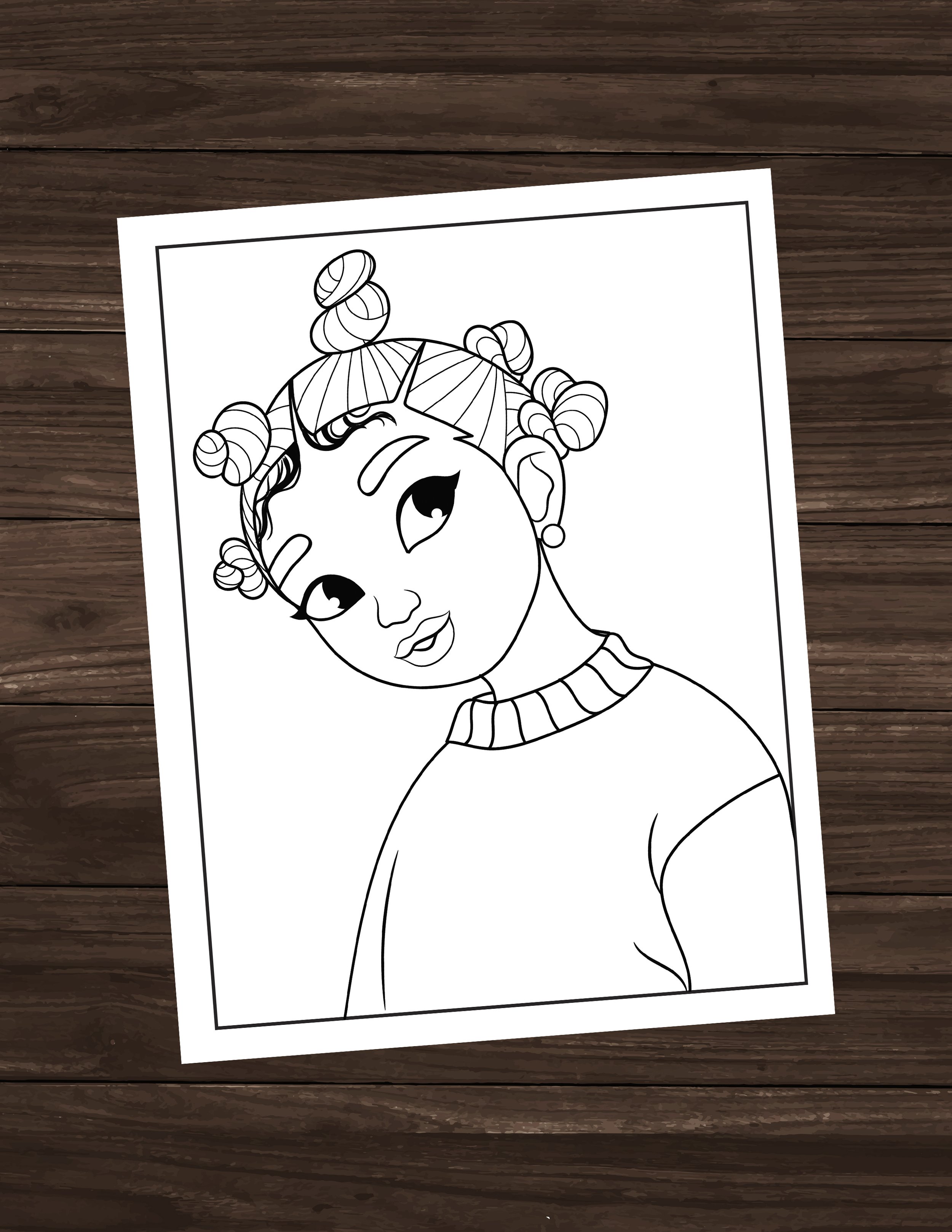 Little Black Girl - Bantu Knots