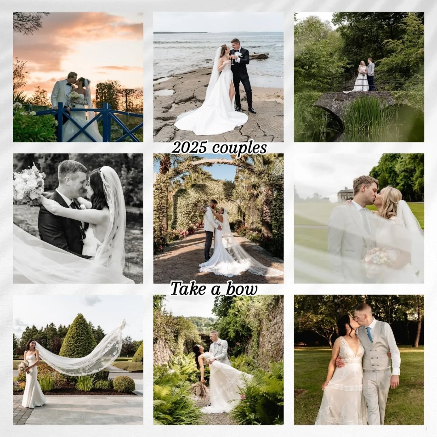 ✨️Thank you 2025✨️
What a year So many beautiful weddings, so many incredible couples, and the absolute honour of being part of all your big days.
To all my couples thank you for trusting me with your memories. It truly means the world.
And this year