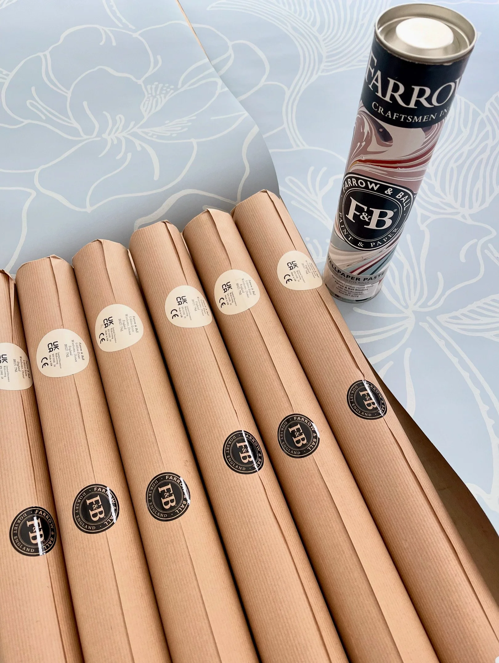 I love how Farrow & Ball packages their paper