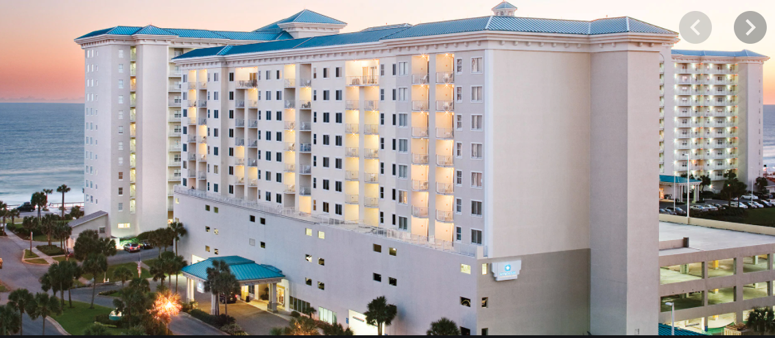 Wyndam Majestic Sun Great room options with full kitchens.