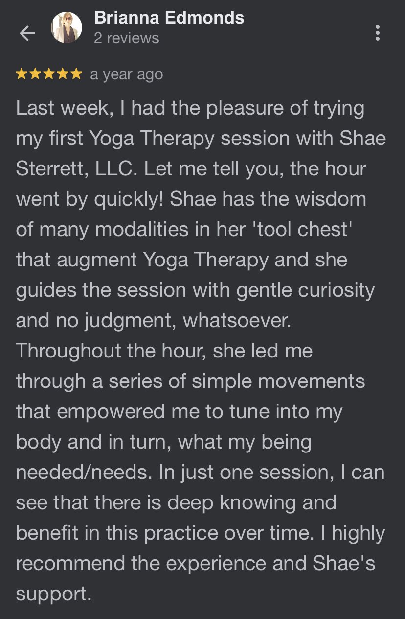 Life Coach with Yoga Therapy Shae Goodell NH (Copy)