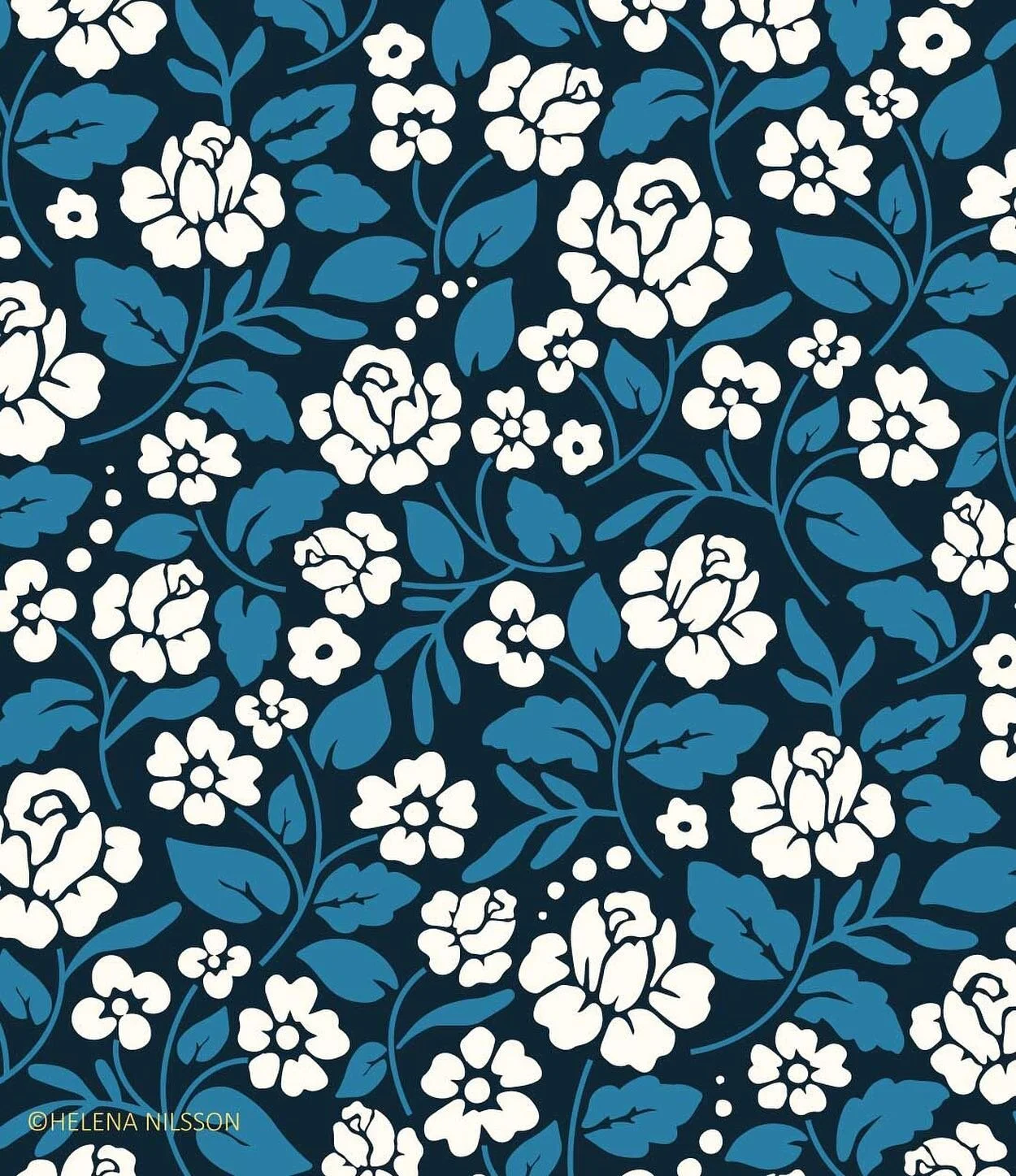 Blues.
.
.
#patternlicensing #patterndesigners #patterndesign #floraldesign #floralart #aboutpattern #surfacespatterns #thepatterncurator #fandeestampados #swedishpatternsociety #m&ouml;nsterdesign #repeatpattern #patternoftheday #patternlover #patte