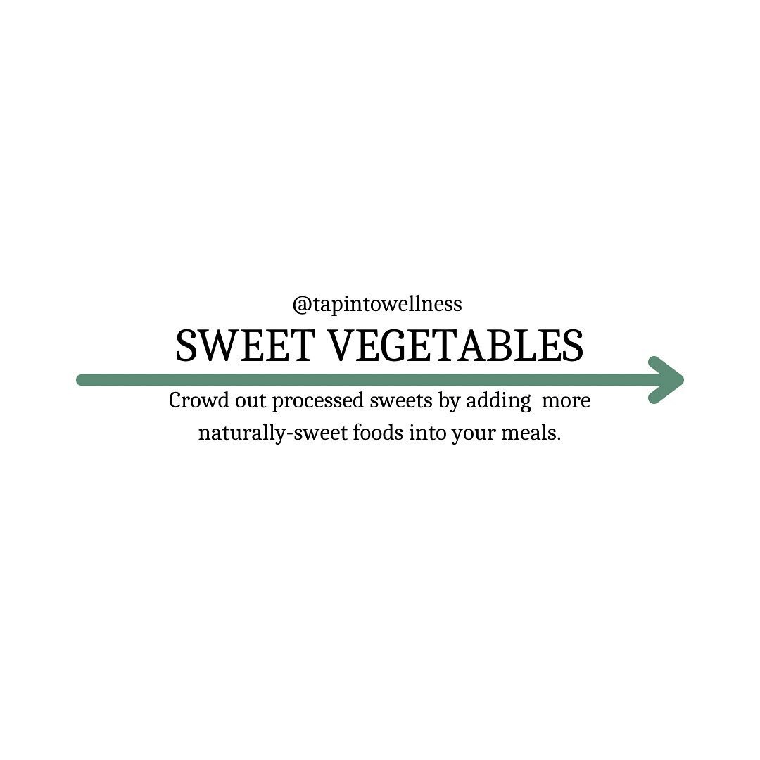 &bull; SWEET VEGETABLES &bull; ⠀
⠀
Almost everyone craves sweets at some point. ⠀
⠀
Rather than depending on processed sugar, add naturally sweet foods to your daily meals to satisfy your sweet tooth. ⠀
⠀
Sweet vegetables soothe the internal organs a