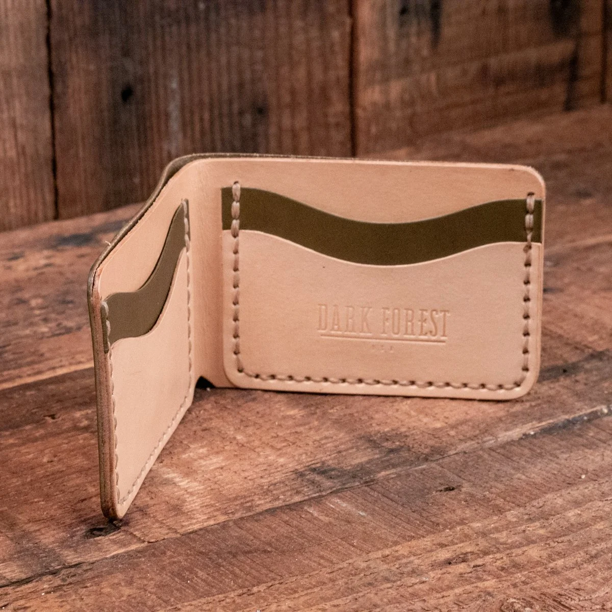 Minimalist Leather Wallets Made In The USA — Dark Forest USA