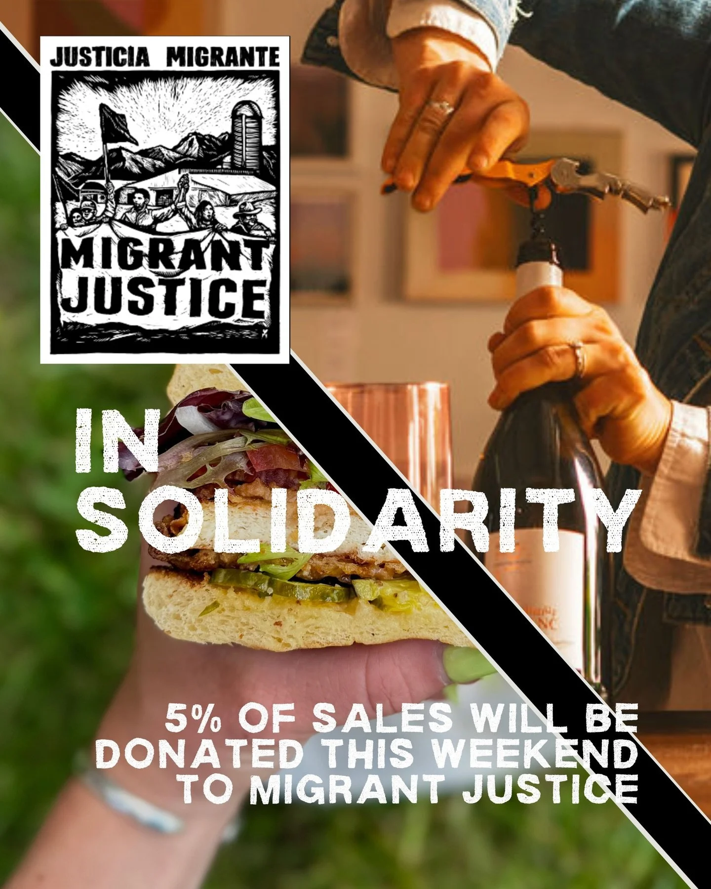 We feel it is imperative that we act and participate in this moment in our country and in our community. 

While a closure at a very fragile time of year for small businesses and their staff, especially on a Friday, is something we considered - our s