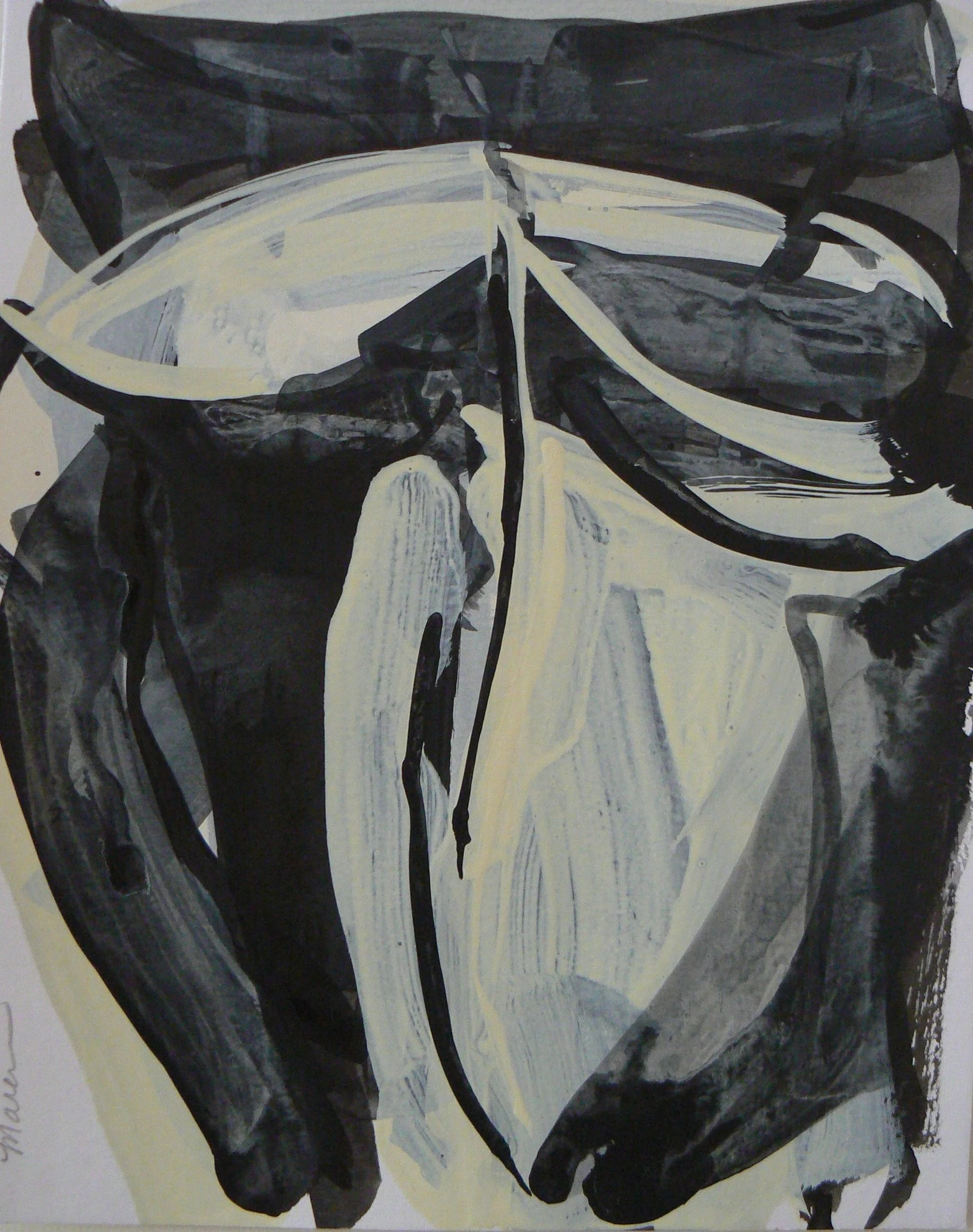 'Seed Chamber' Ink/Gouache on Paper
9" x 12"