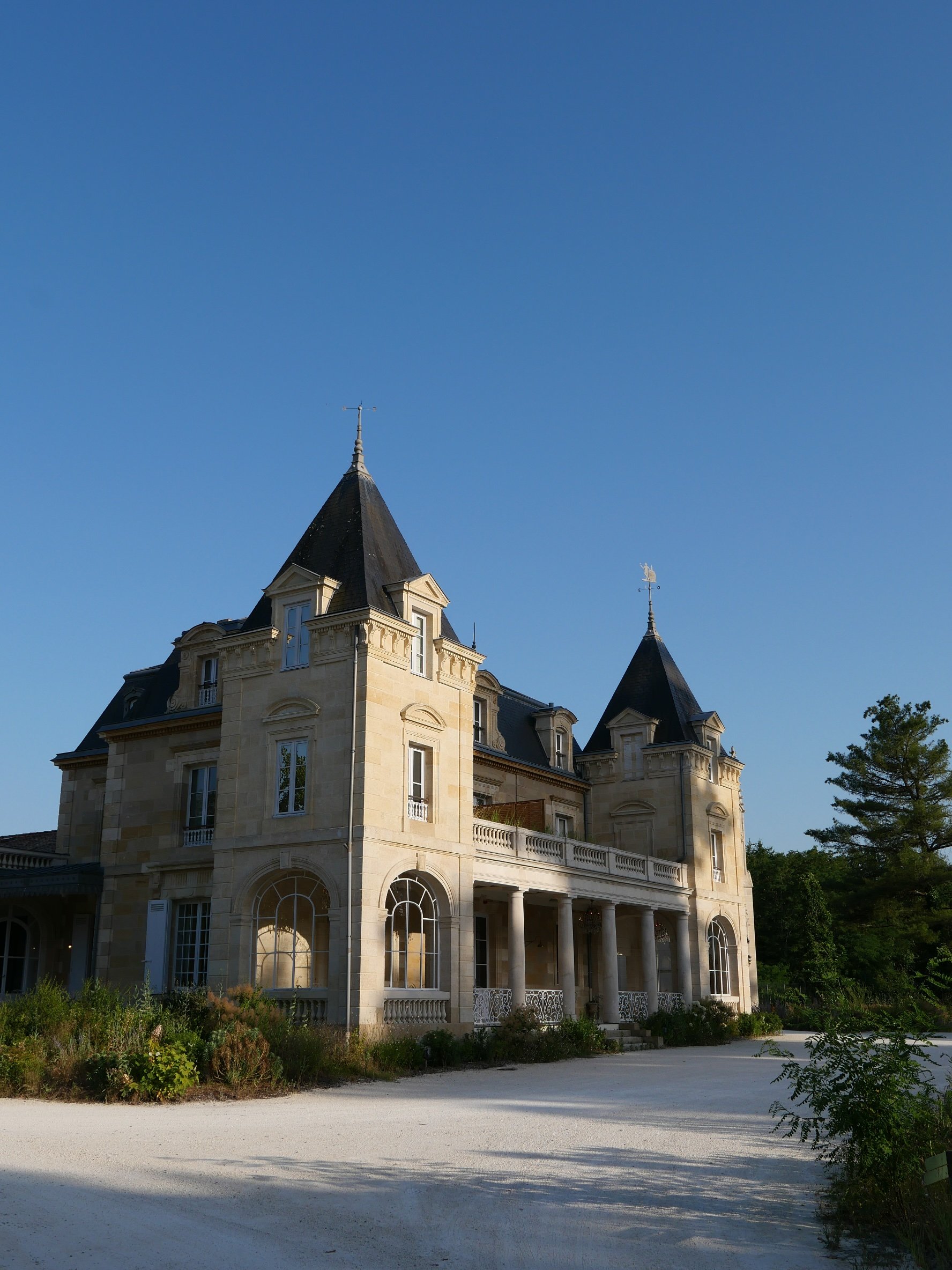 19th century castle on Bordeaux wine route turned classy yet cozy boutique hotel