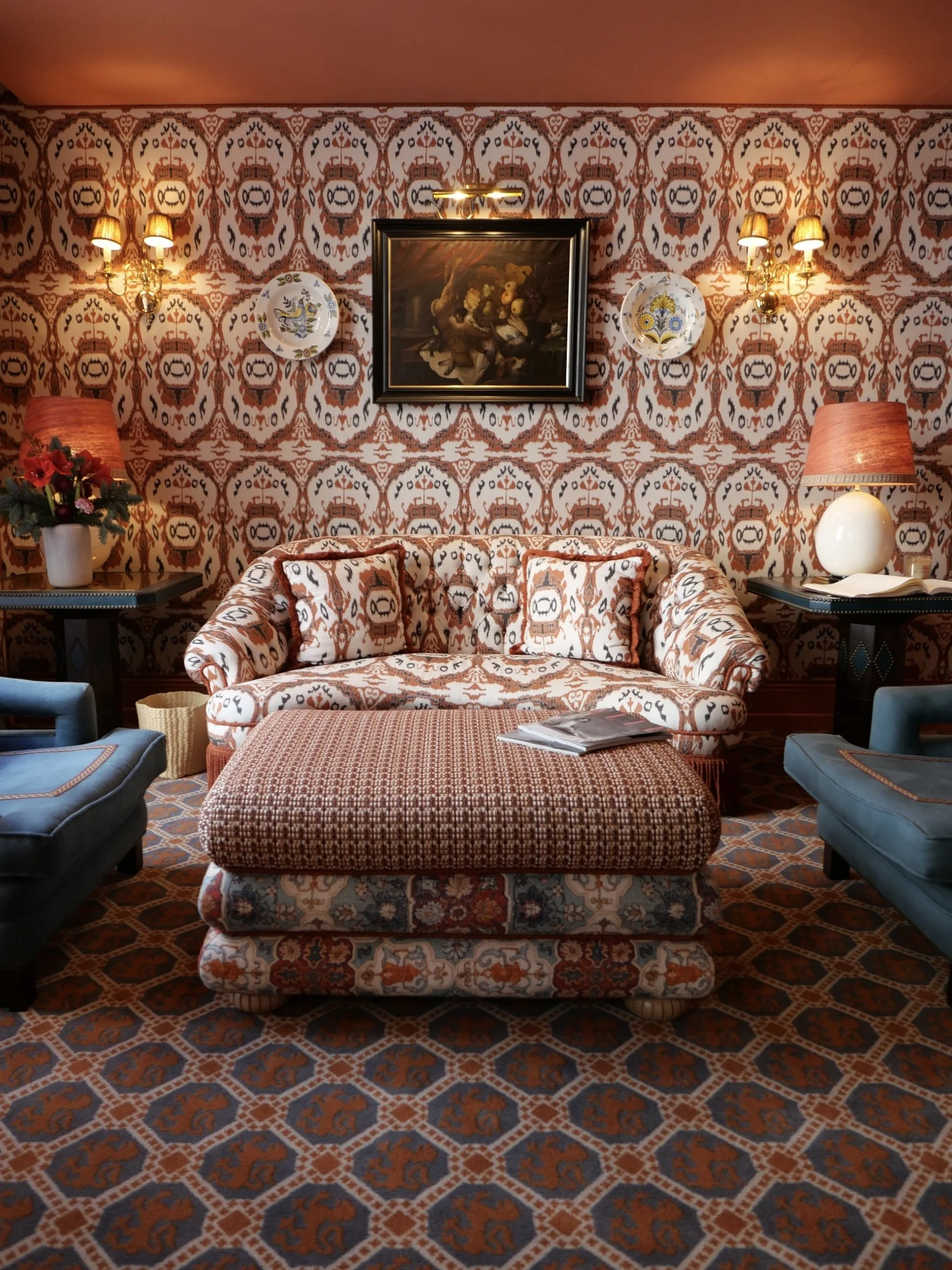 Colorful hotel full of patterns and impressions in the buzzing Feria district of Sevilla