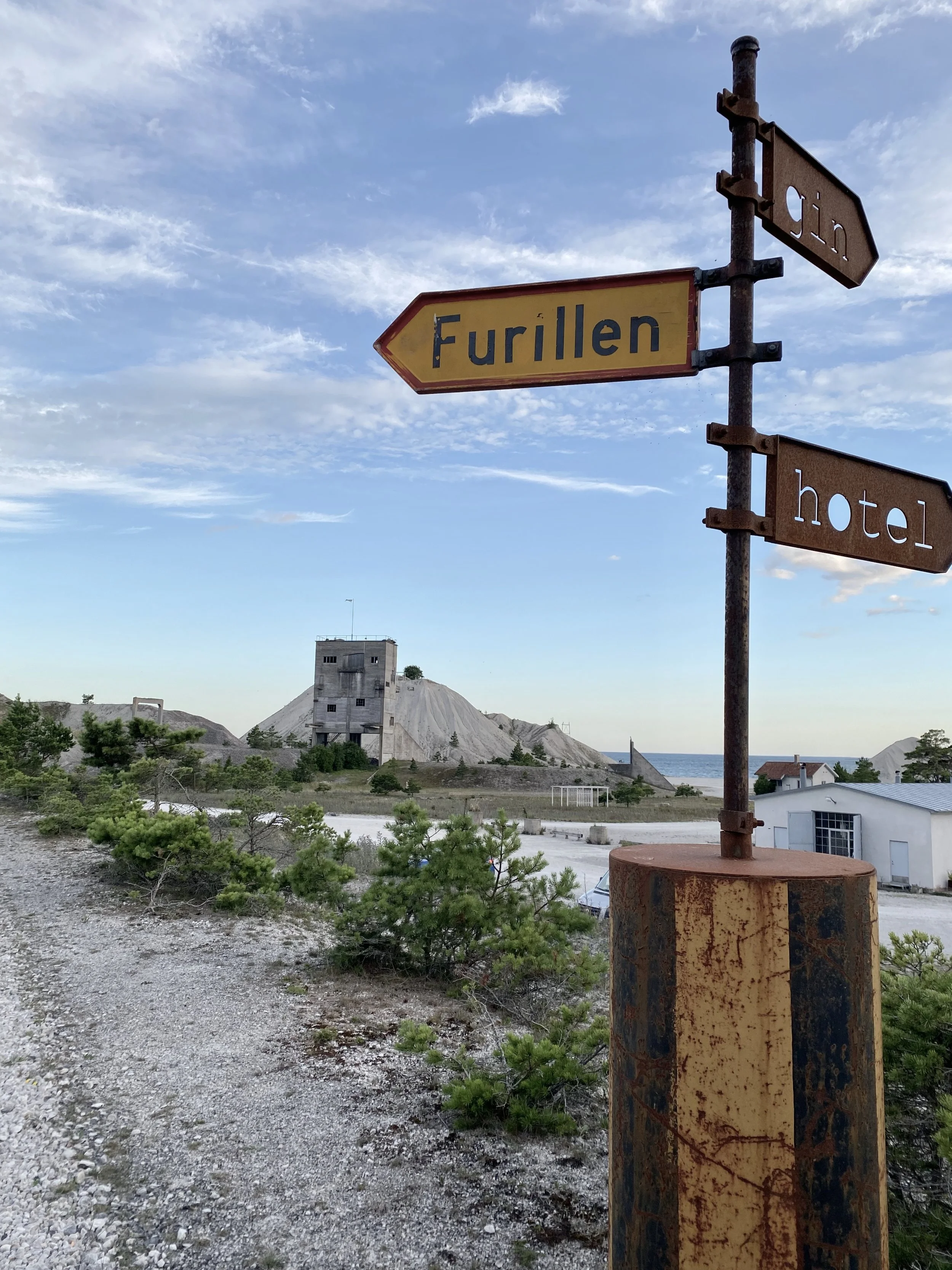 Former lime stone quarry on Swedish island Gotland turned unique design destination