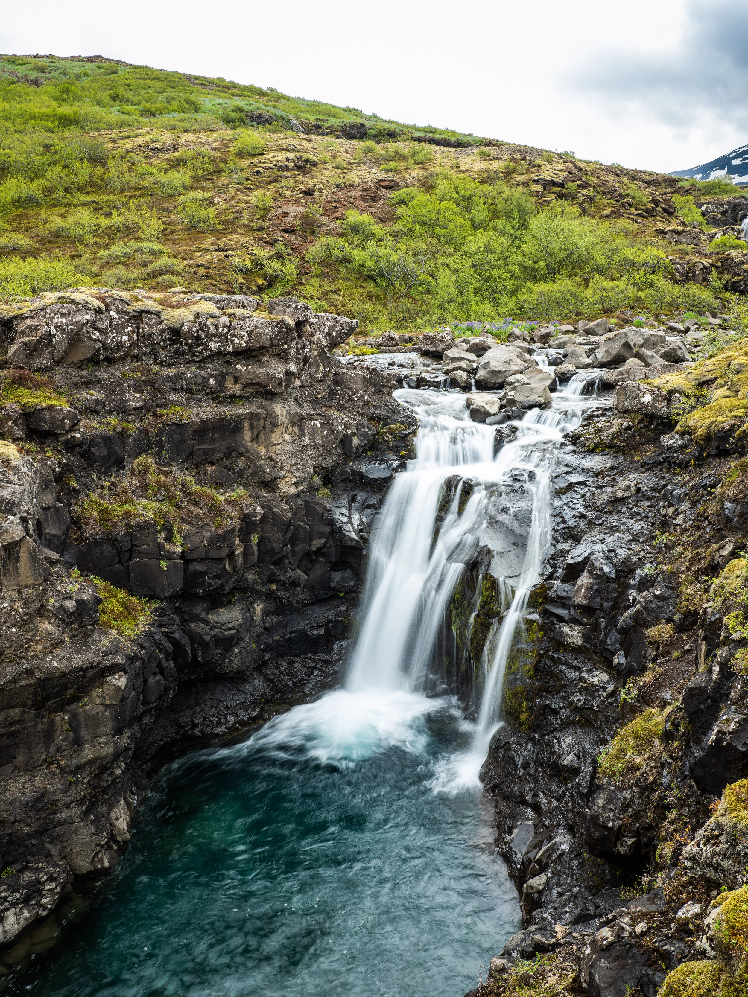 Waterfall in Hvalskarðsá